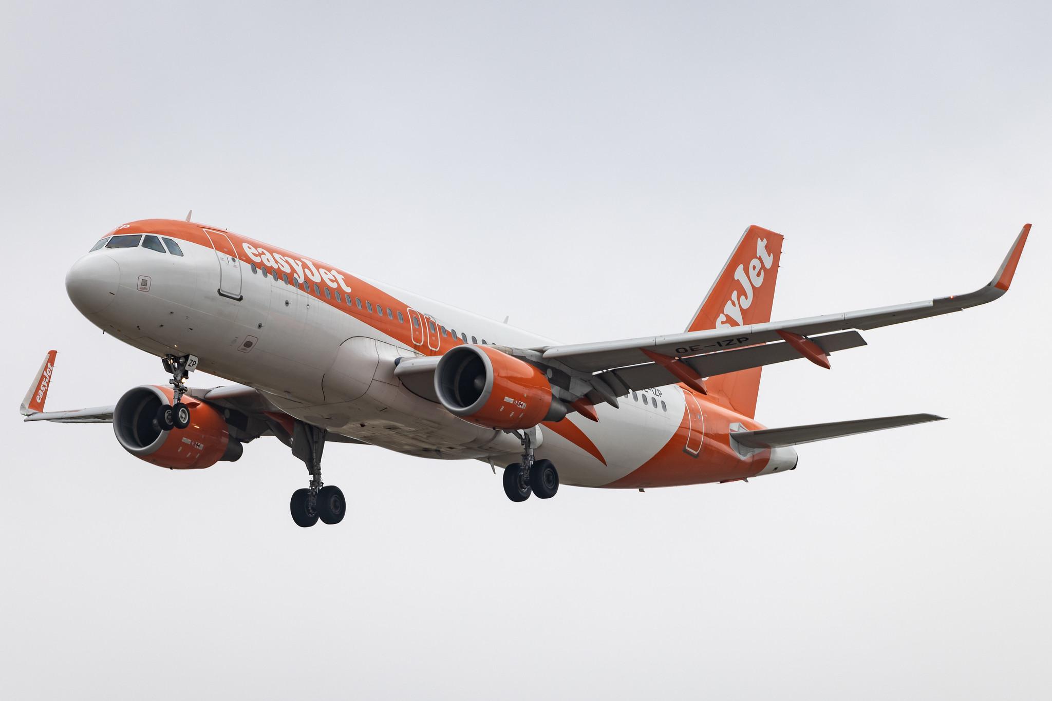 Flughafen Berlin Brandenburg: easyJet (U2 / EZY) | Operator: easyJet Europe | Airbus A320-214 A320 | OE-IZP | MSN 5648
