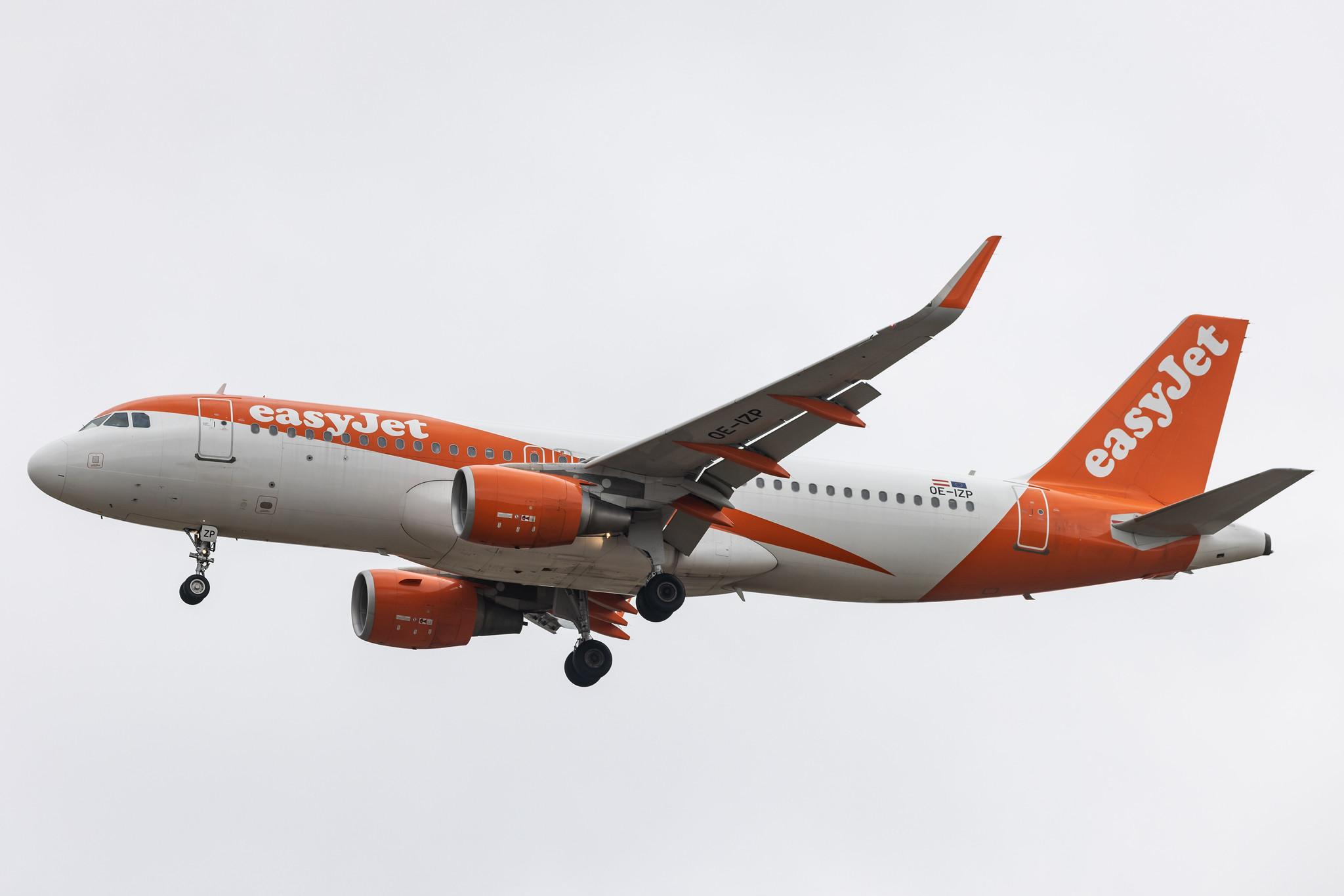 Flughafen Berlin Brandenburg: easyJet (U2 / EZY) | Operator: easyJet Europe | Airbus A320-214 A320 | OE-IZP | MSN 5648