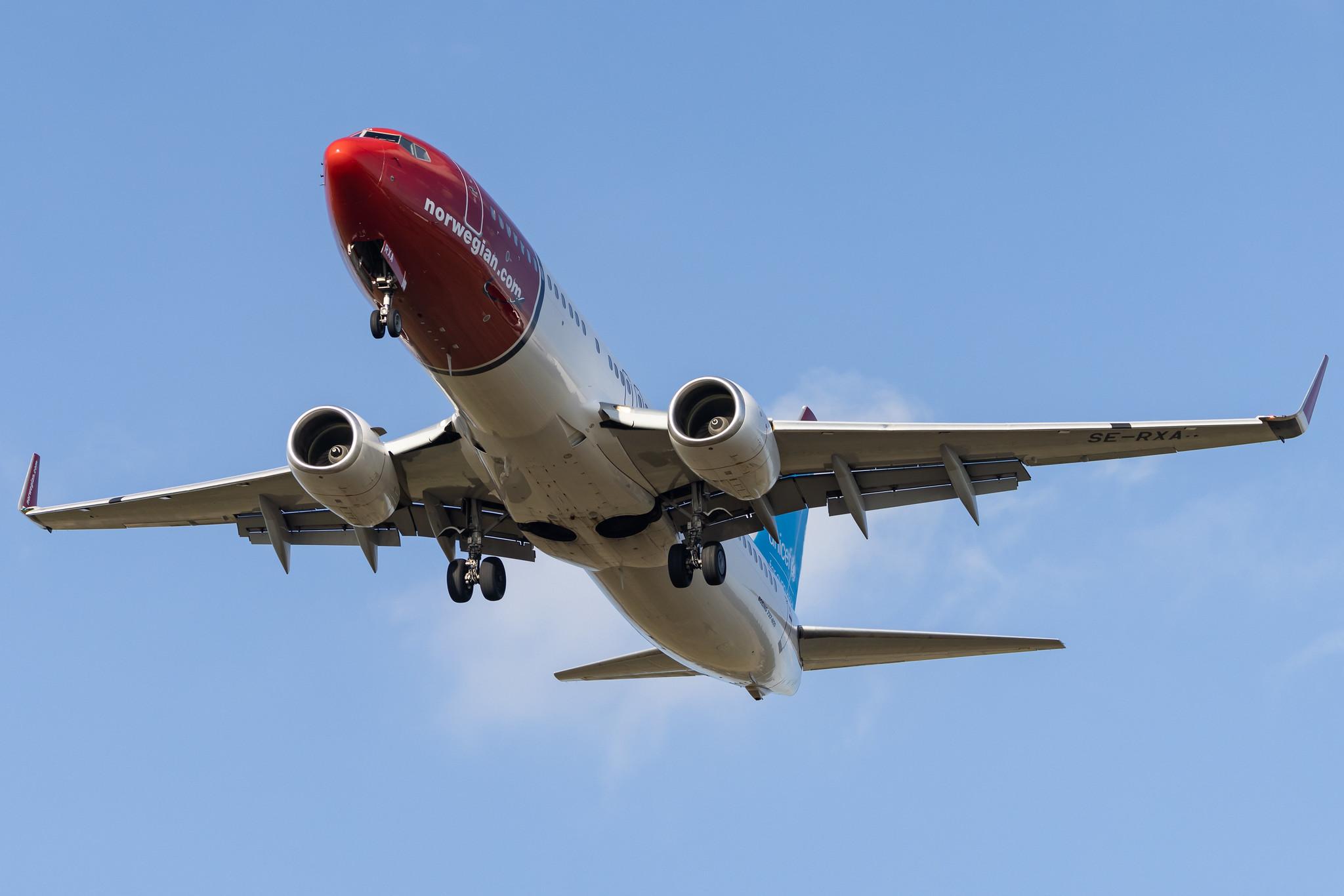 Flughafen Berlin Brandenburg: Norwegian (DY / NOZ) | Livery: Unicef Livery | Operator: Norwegian Air Sweden AOC | Boeing 737-84P B738 | SE-RXA | MSN 35757