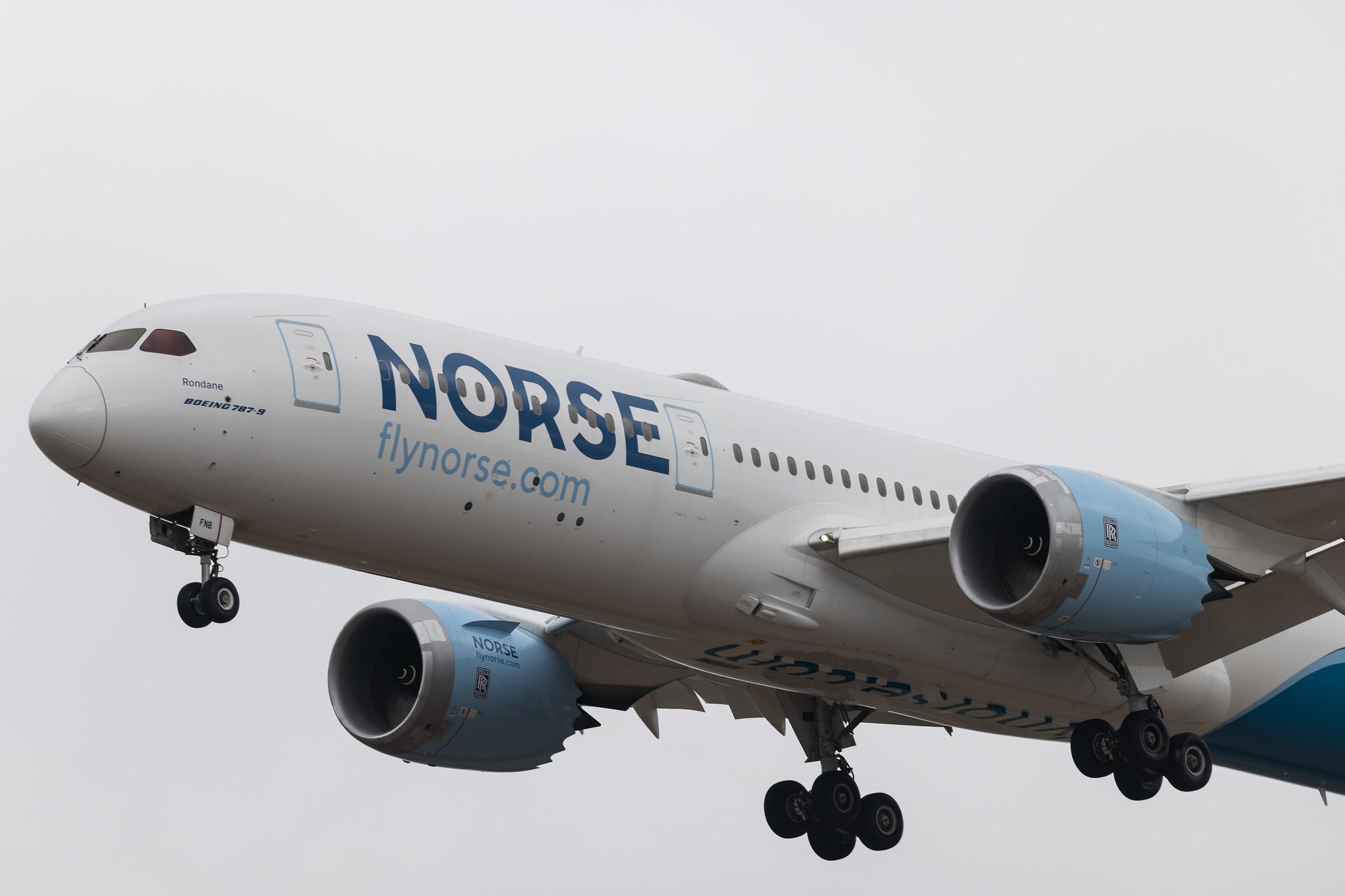 Flughafen Berlin Brandenburg: Norse Atlantic Airways (N0 / NBT) | Boeing 787-9 Dreamliner B789 | LN-FNB | MSN 63346