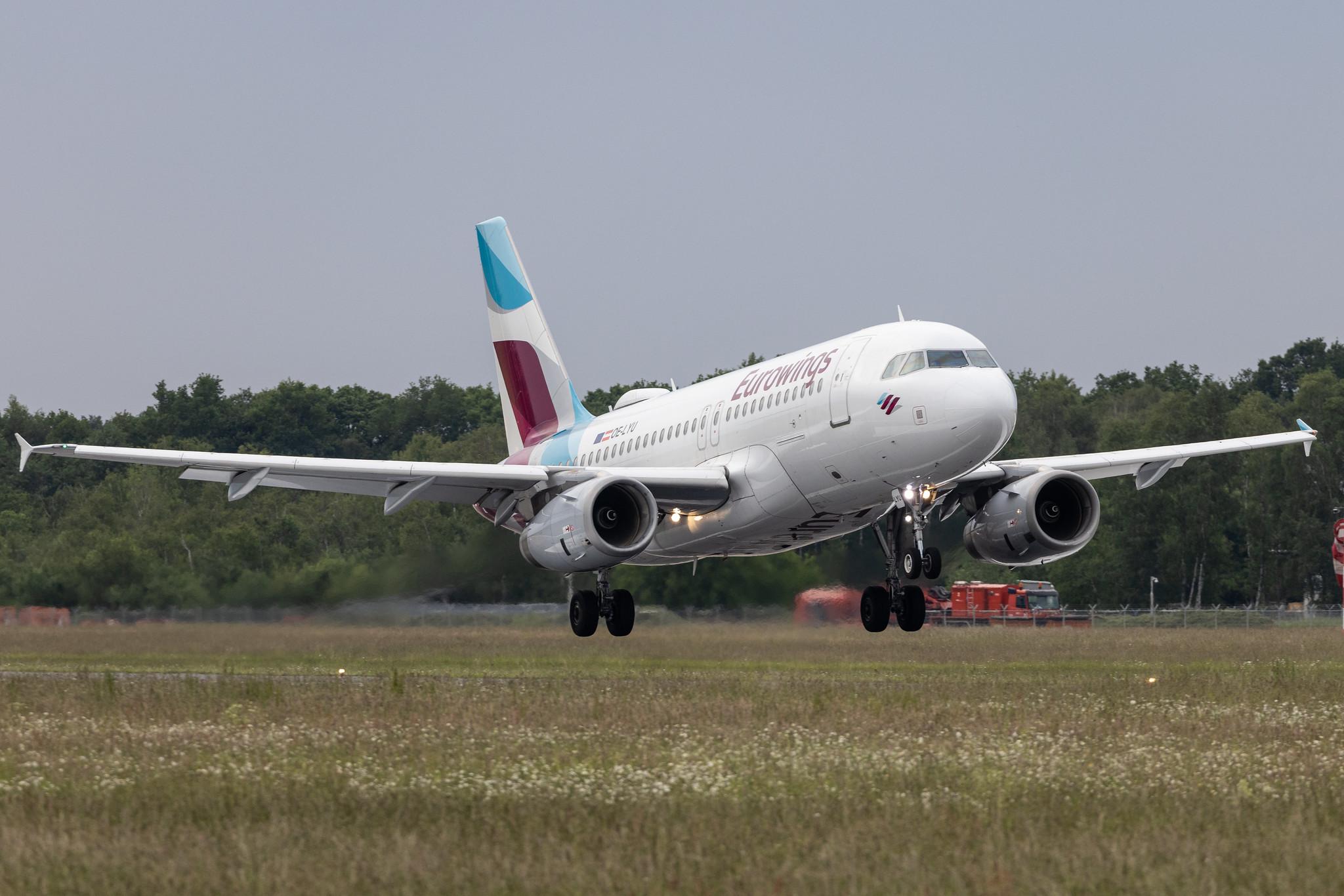 Hamburg Airport: Eurowings (EW / EWG) | Operator: Eurowings Europe | Airbus A319-132 A319 | OE-LYU | MSN 5535