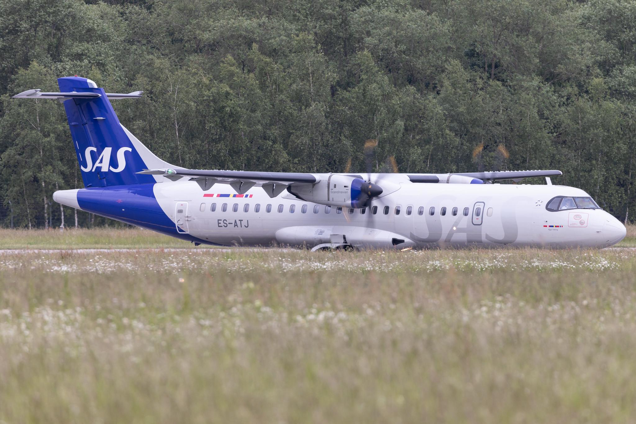 Hamburg Airport: SAS (SK / SAS) | Operator: Xfly | ATR 72-600 AT76 | ES-ATJ | MSN 1056