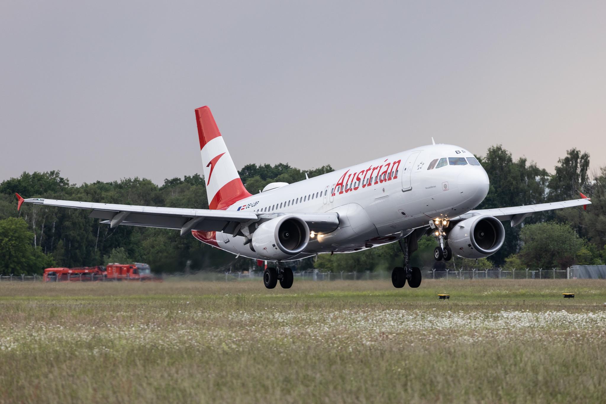 Hamburg Airport: Austrian Airlines (OS / AUA) | Airbus A320-232 A320 | OE-LBP | MSN 0797