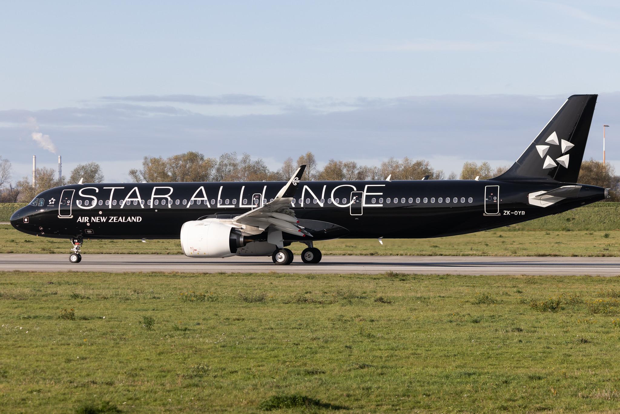 Hamburg Finkenwerder: Air New Zealand (NZ / ANZ) | Airbus A321-271NX A21N | ZK-OYB | MSN 11049