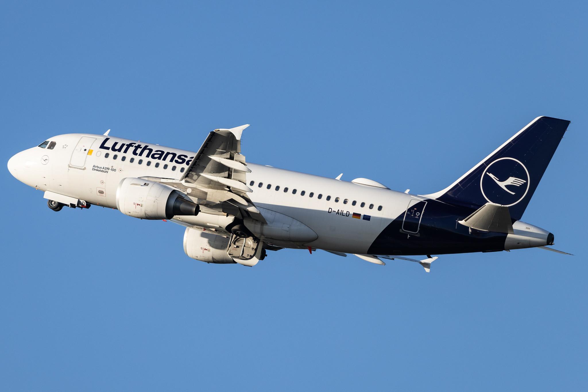 Munich Airport: Lufthansa (LH / DLH) | Airbus A319-114 A319 | D-AILD | MSN 0623