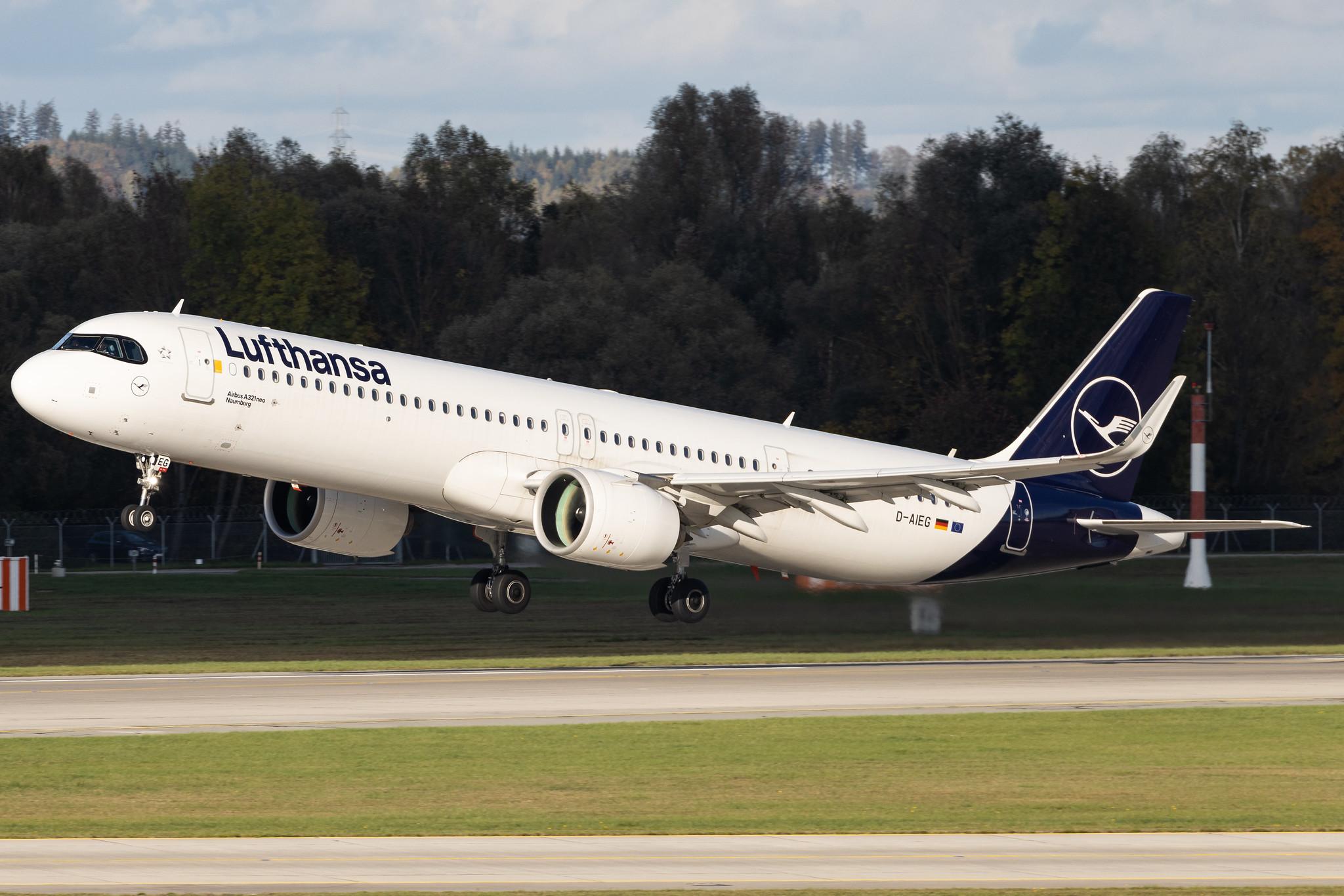 Munich Airport: Lufthansa (LH / DLH) | Airbus A321-271NX A21N | D-AIEG | MSN 10059
