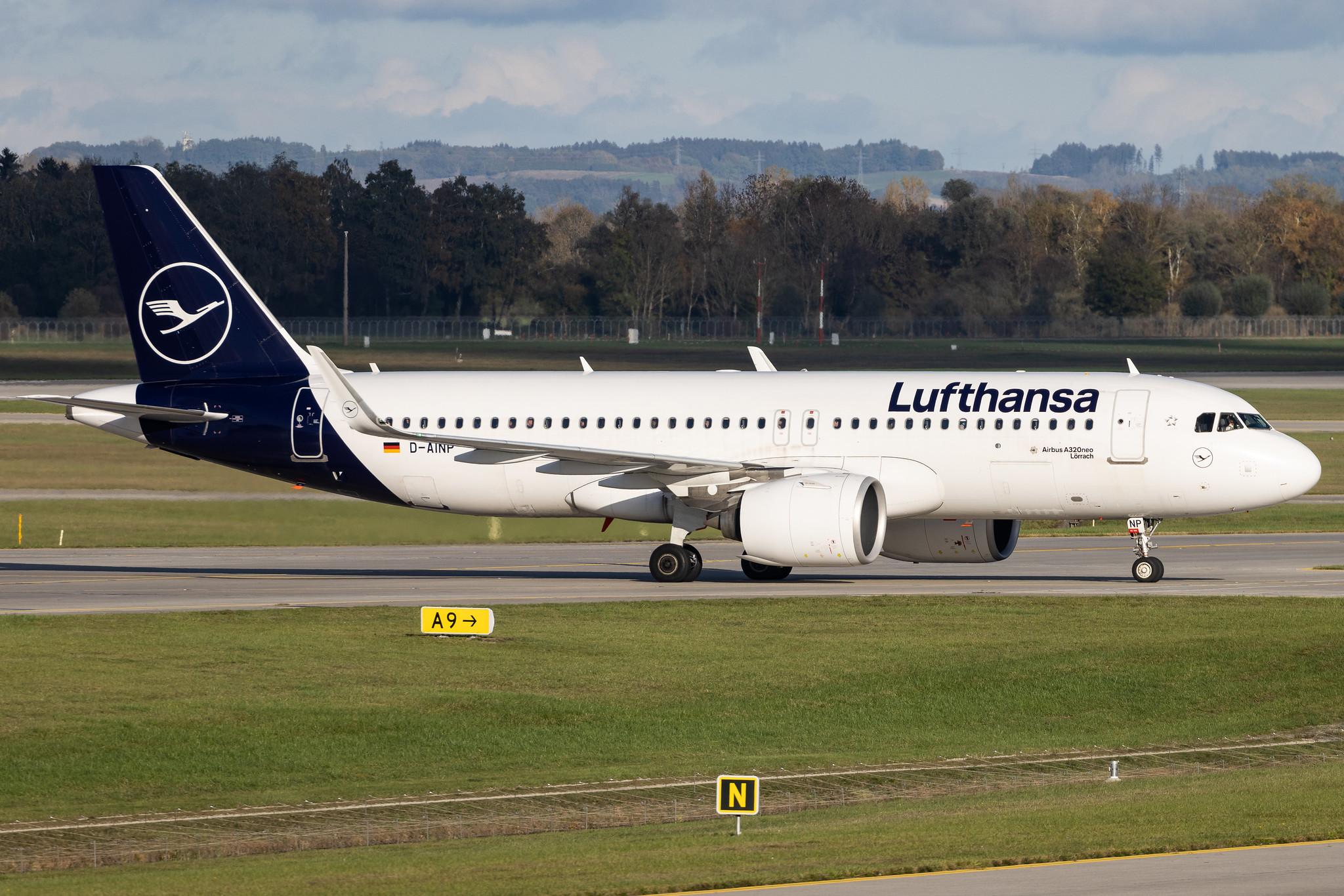 Munich Airport: Lufthansa (LH / DLH) | Airbus A320-271N A20N | D-AINP | MSN 8622