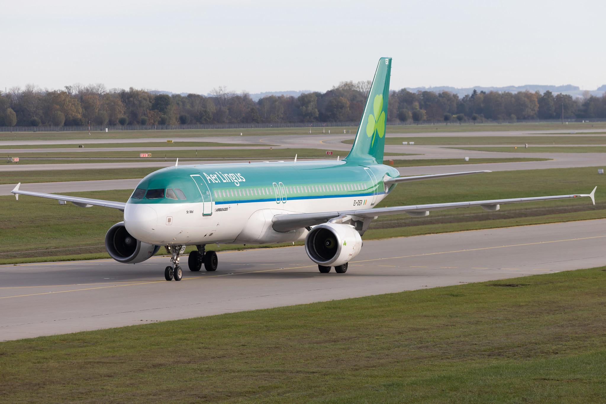 Munich Airport: Aer Lingus (EI / EIN) | Airbus A320-214 A320 | EI-DER | MSN 2583