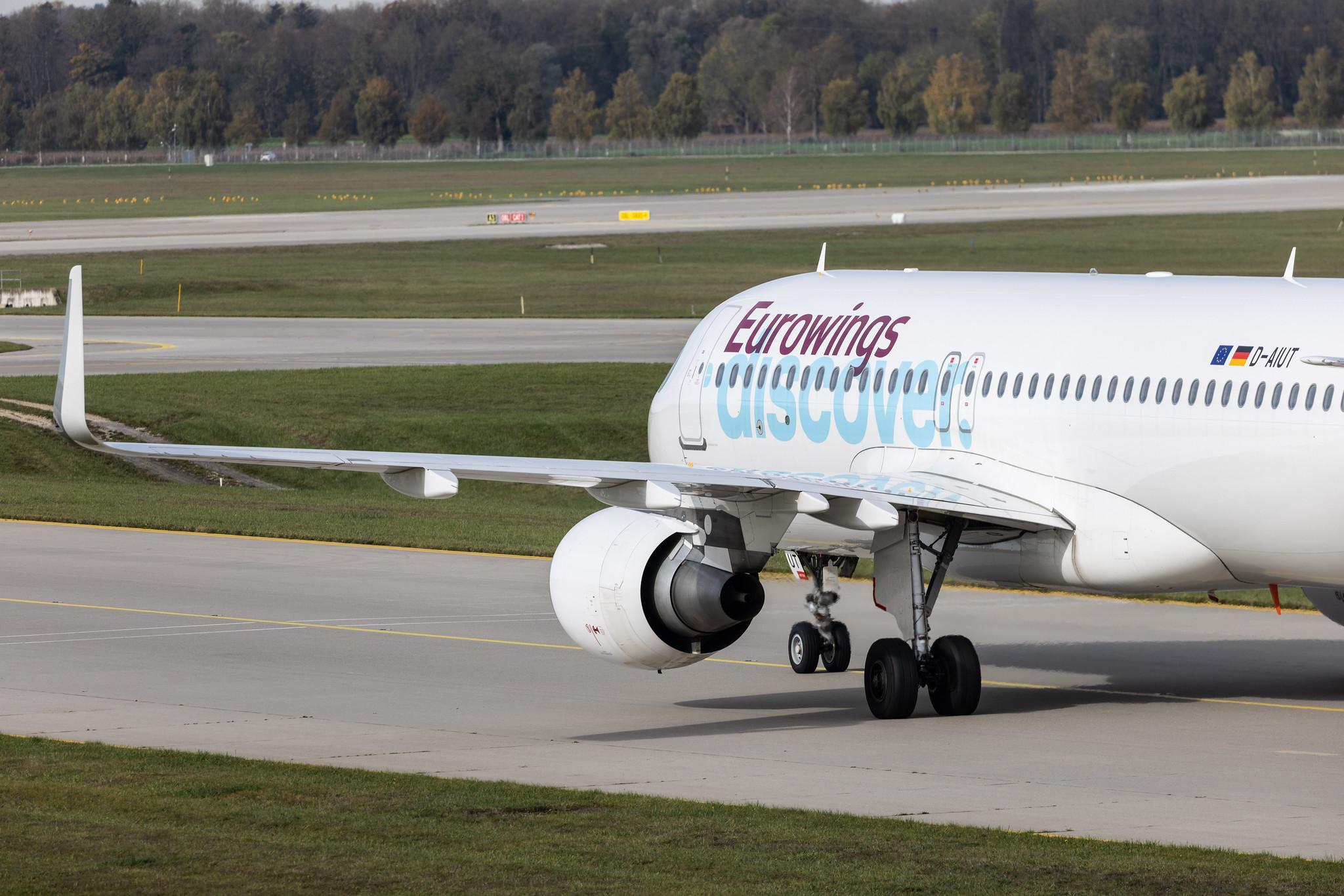 Munich Airport: Eurowings Discover (4Y / OCN) | Airbus A320-214 A320 | D-AIUT | MSN 7115
