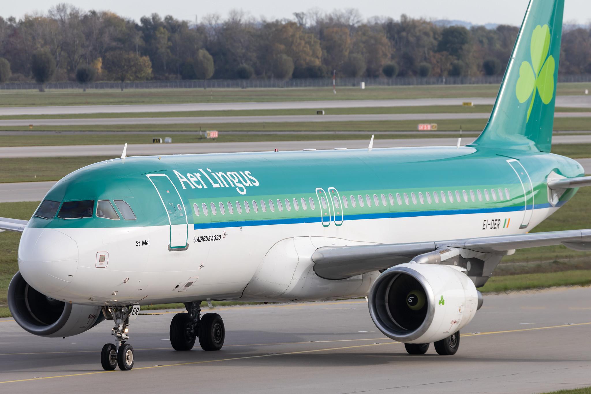 Munich Airport: Aer Lingus (EI / EIN) | Airbus A320-214 A320 | EI-DER | MSN 2583
