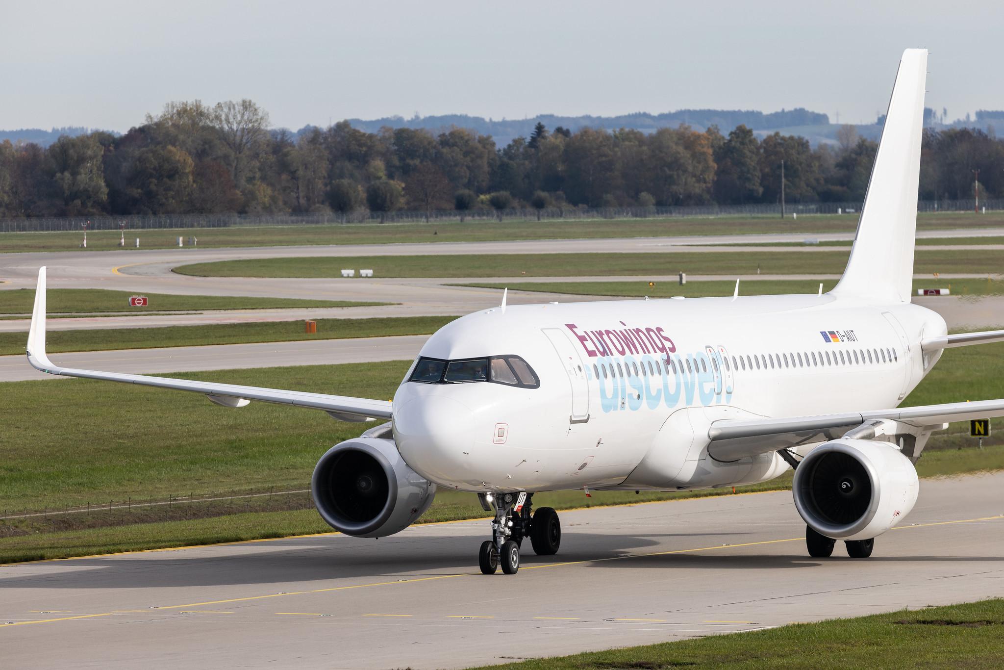 Munich Airport: Eurowings Discover (4Y / OCN) | Airbus A320-214 A320 | D-AIUT | MSN 7115