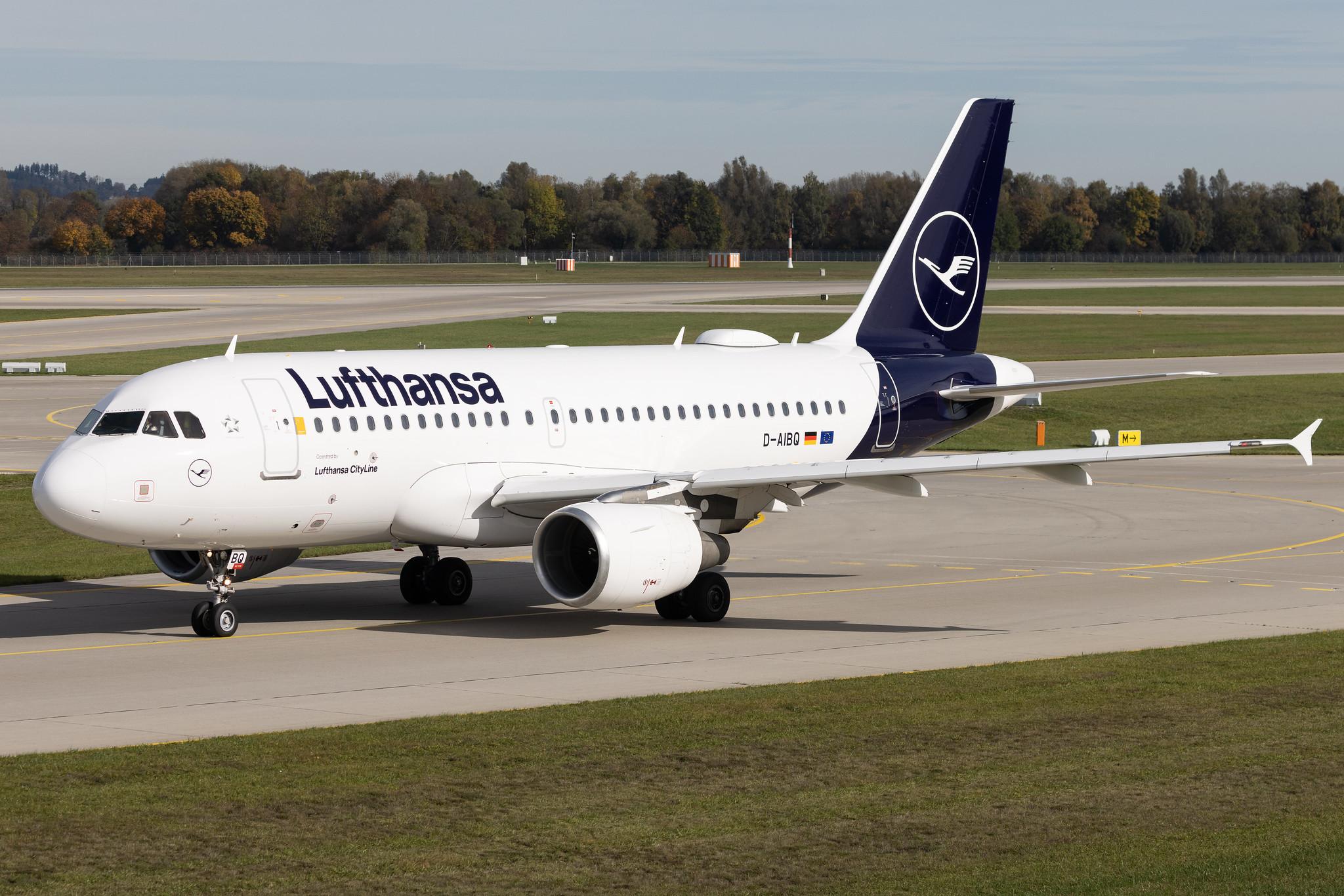 Munich Airport: Lufthansa (LH / DLH) | Operator: Lufthansa Cityline | Airbus A319-112 A319 | D-AIBQ | MSN 2652