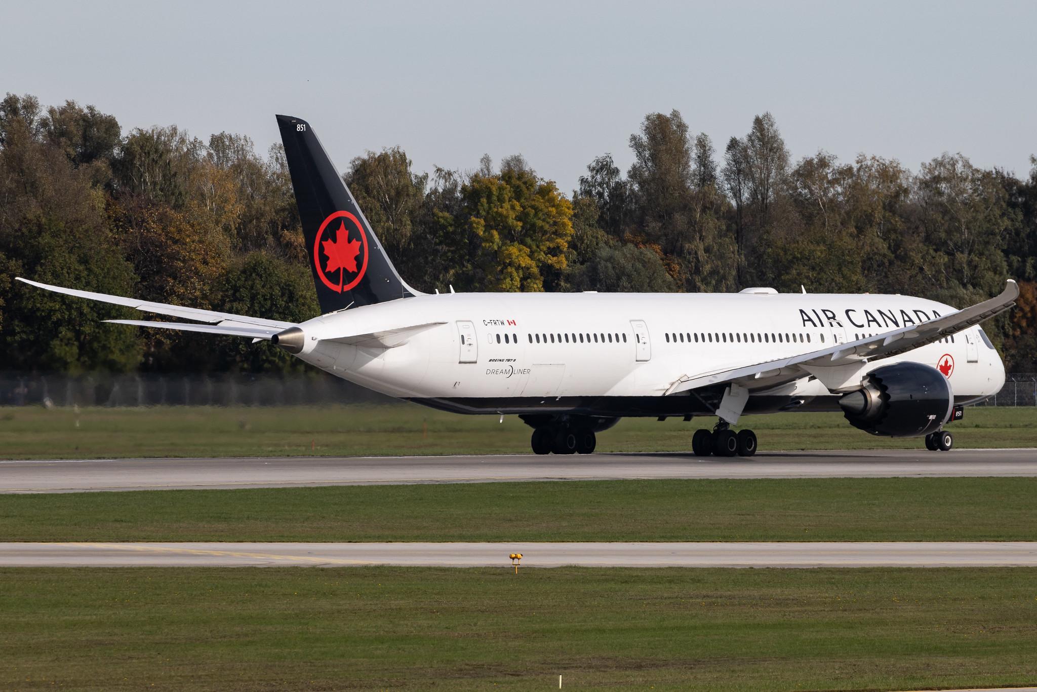 Munich Airport: Air Canada (AC / ACA) | Boeing 787-9 Dreamliner B789 | C-FRTW | MSN 37179