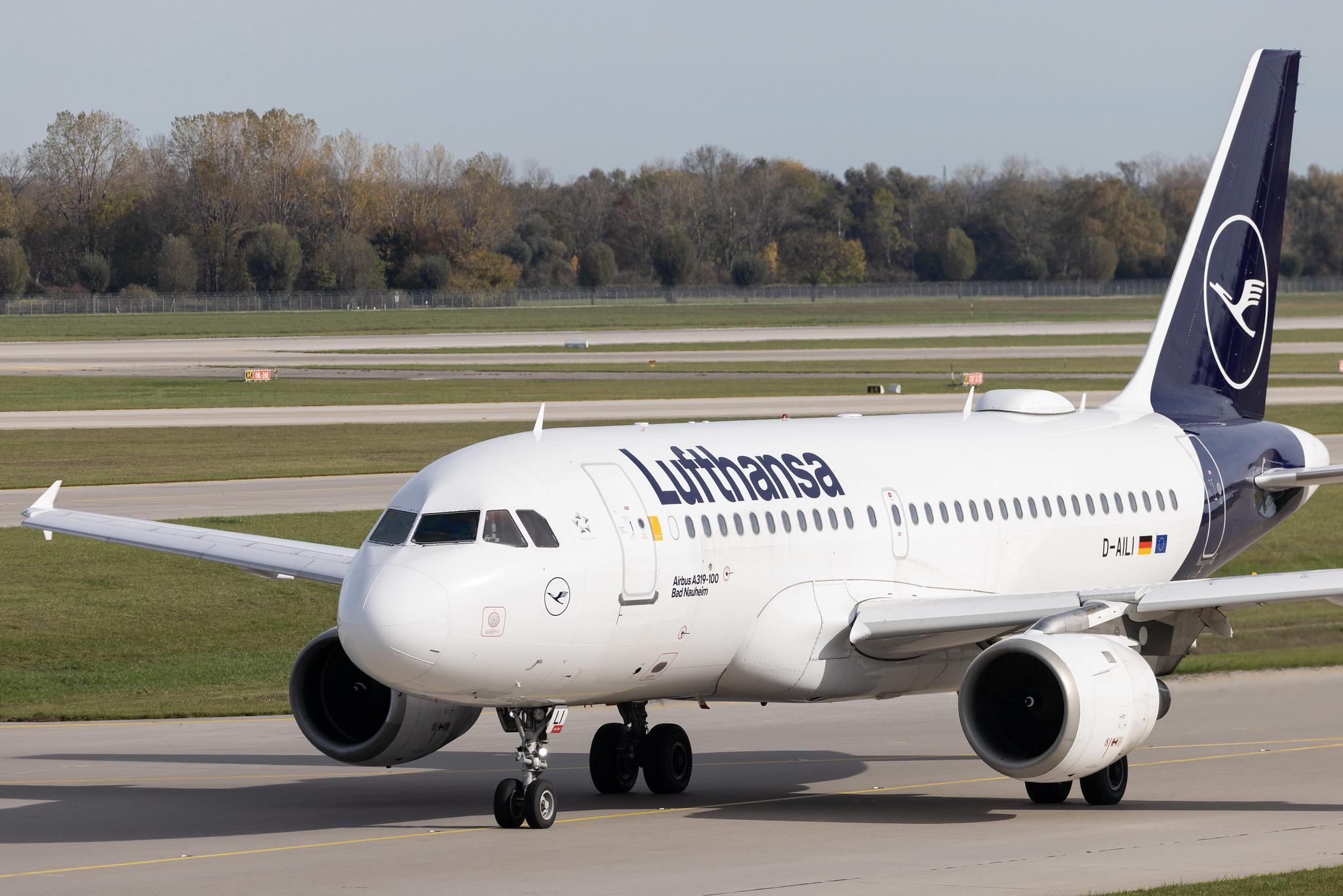 Munich Airport: Lufthansa (LH / DLH) | Airbus A319-114 A319 | D-AILI | MSN 0651