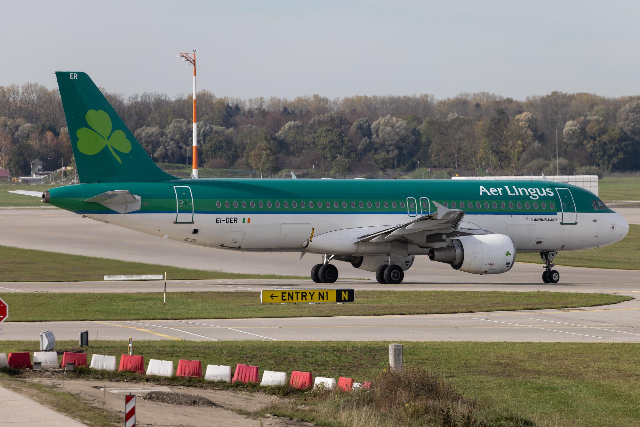 Munich Airport: Aer Lingus (EI / EIN) | Airbus A320-214 A320 | EI-DER | MSN 2583