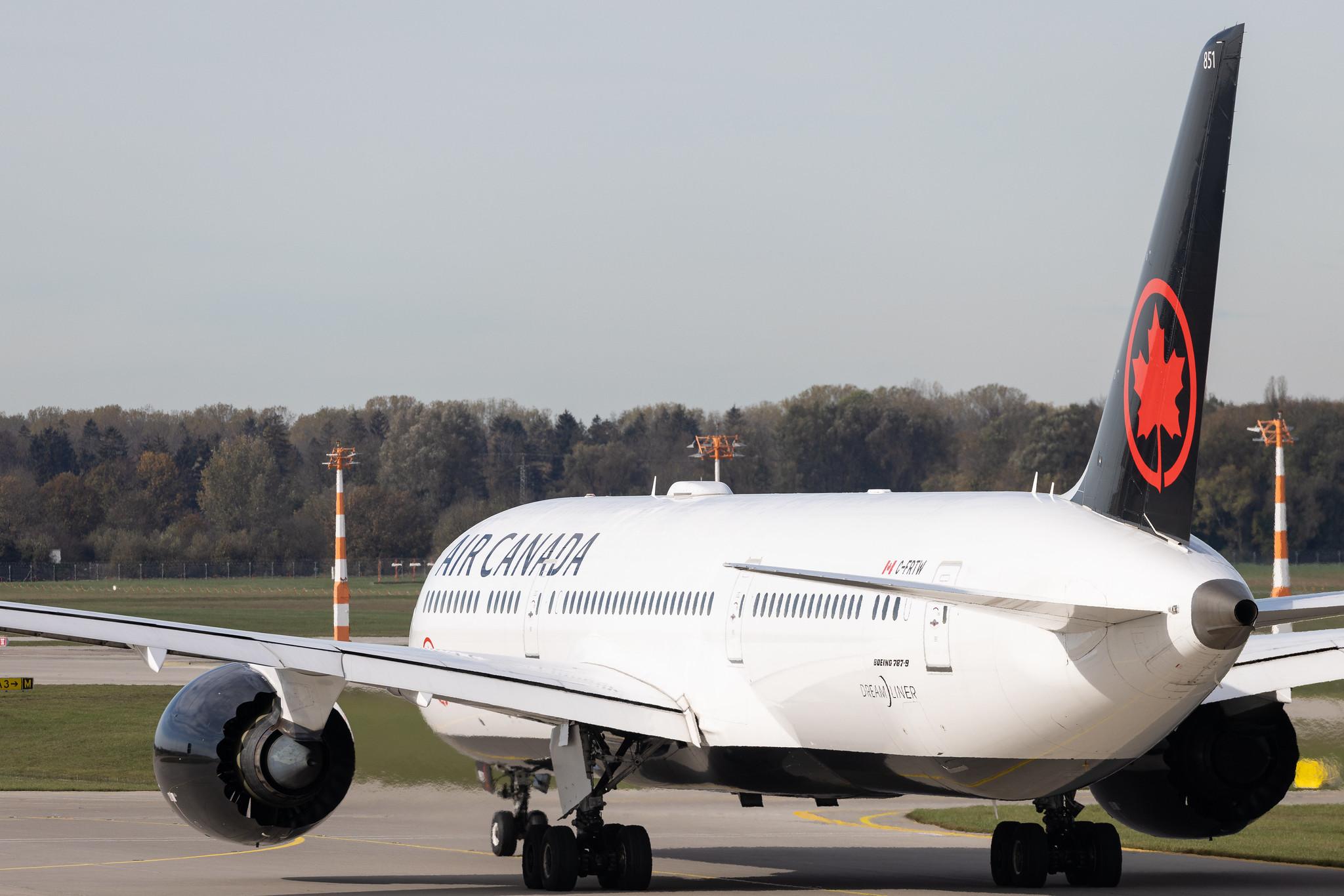 Munich Airport: Air Canada (AC / ACA) | Boeing 787-9 Dreamliner B789 | C-FRTW | MSN 37179