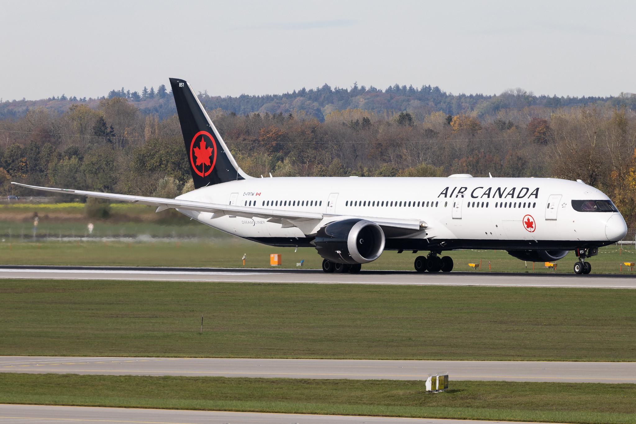 Munich Airport: Air Canada (AC / ACA) | Boeing 787-9 Dreamliner B789 | C-FRTW | MSN 37179