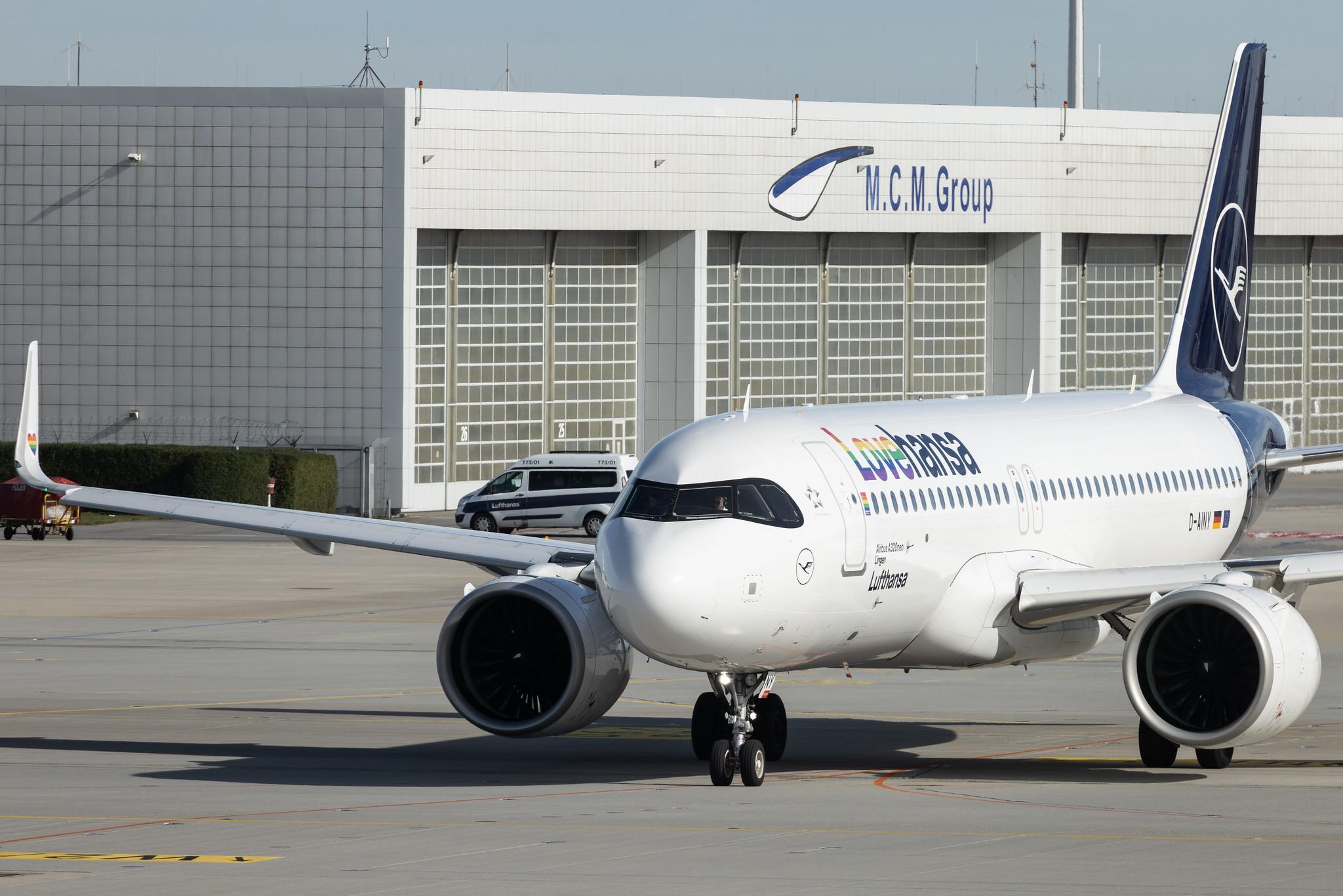 Munich Airport: Lufthansa (LH / DLH) | Livery: Lovehansa Livery | Airbus A320-271N A20N | D-AINY | MSN 9453