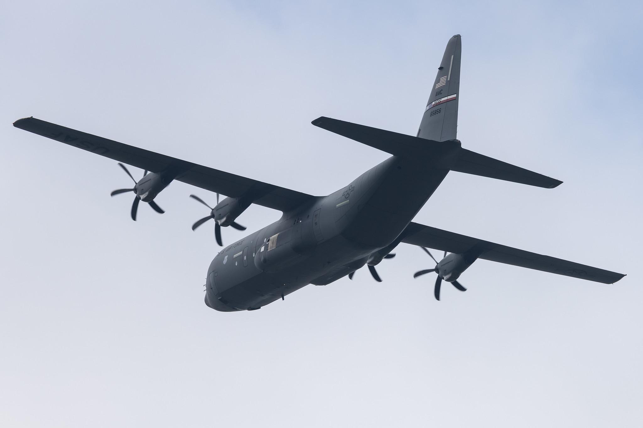 Ramstein Air Base: United States Air Force (USAF) | Lockheed Martin C-130J-30 Hercules C130 | 16-5856 | MSN 382-5856