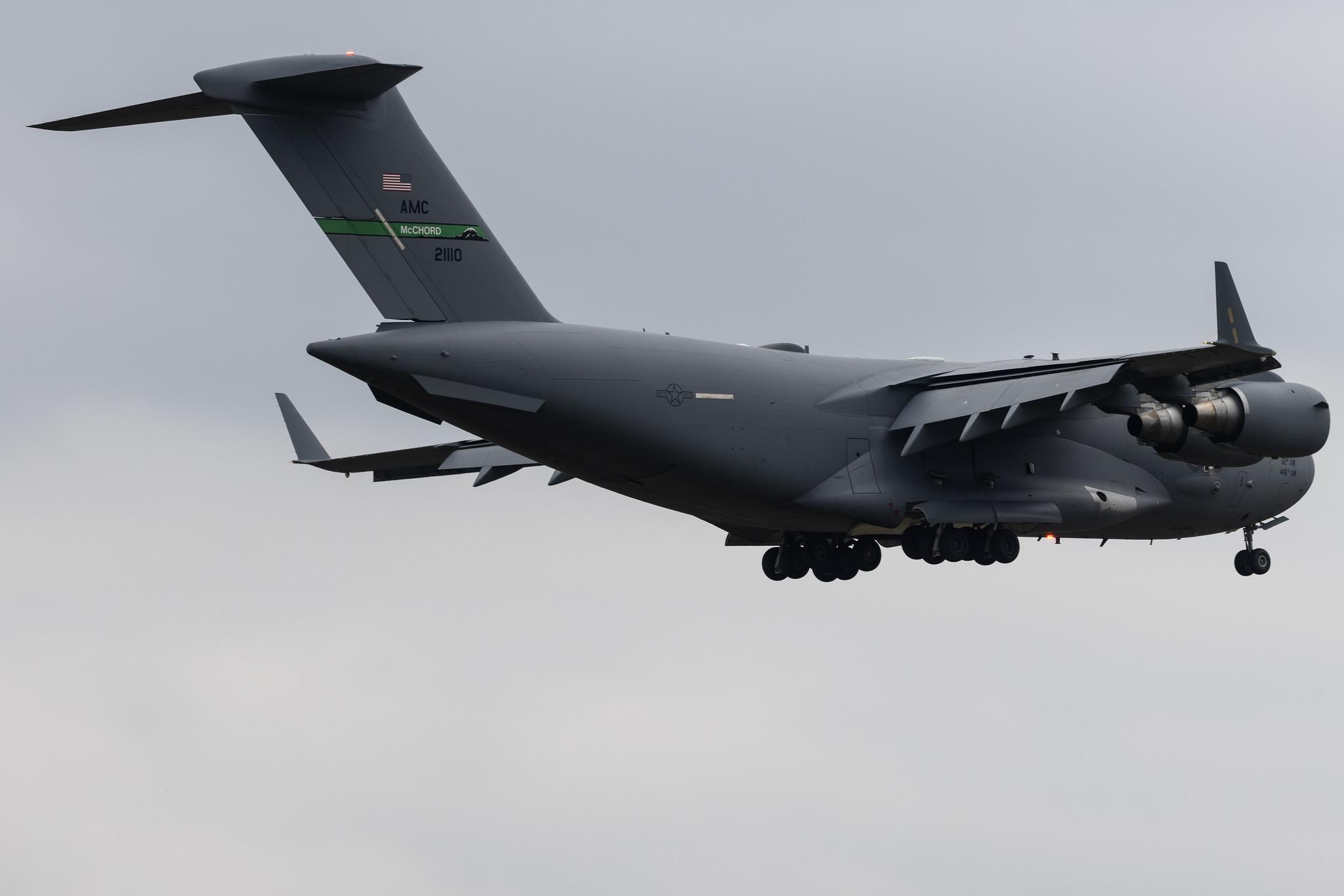 Ramstein Air Base: United States Air Force (USAF) | Boeing C-17A Globemaster III C17 | 02-1110 | MSN P-110