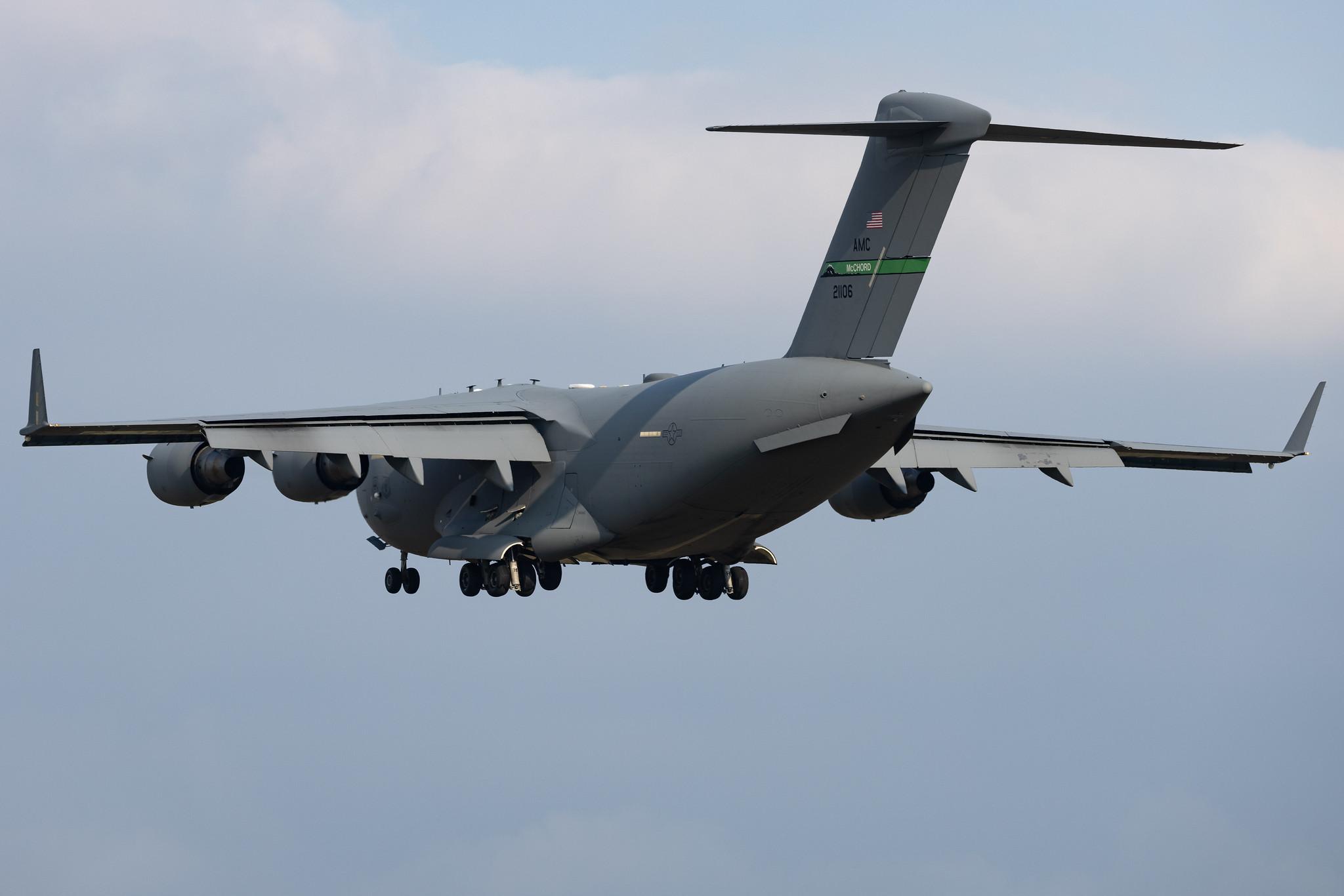 Ramstein Air Base: United States Air Force (USAF) | Boeing C-17A Globemaster III C17 | 02-1106 | MSN P-106