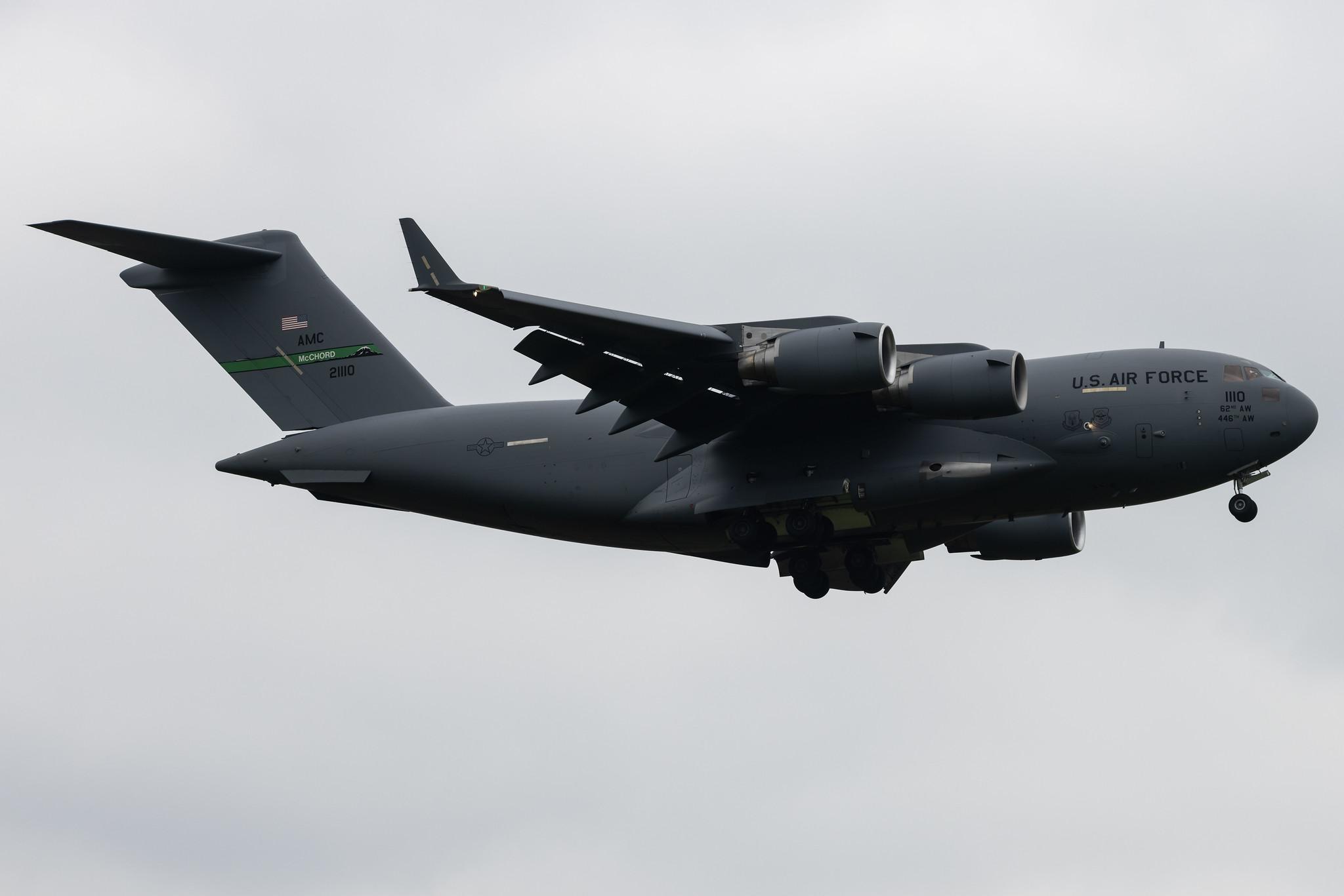 Ramstein Air Base: United States Air Force (USAF) | Boeing C-17A Globemaster III C17 | 02-1110 | MSN P-110