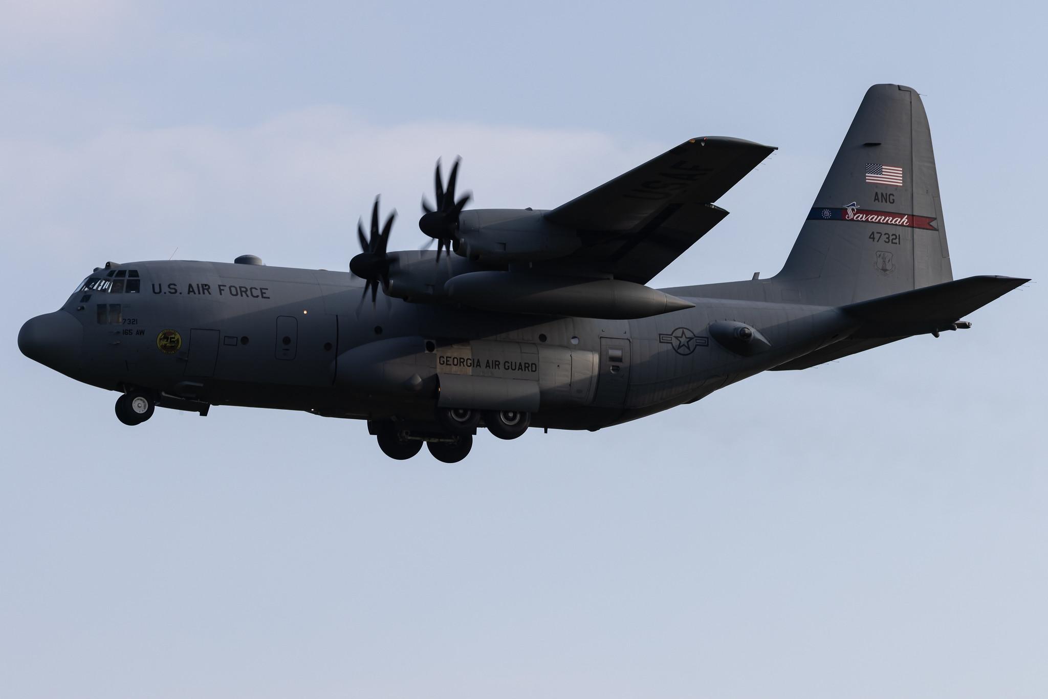 Ramstein Air Base: United States Air Force (USAF) | Lockheed C-130H Hercules (L-382) C130 | 94-7321 | MSN 382-5403
