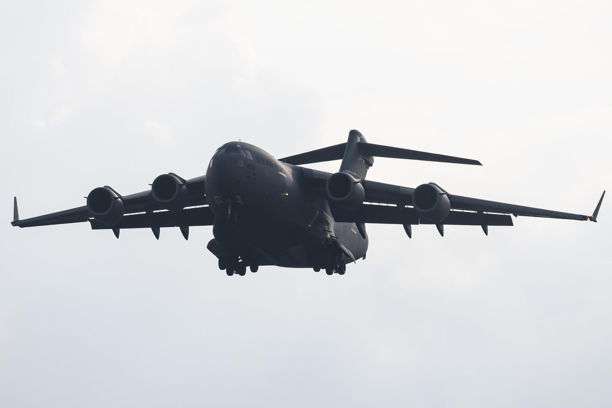 Ramstein Air Base: United States Air Force (USAF) | Boeing C-17A Globemaster III C17 | 02-1106 | MSN P-106