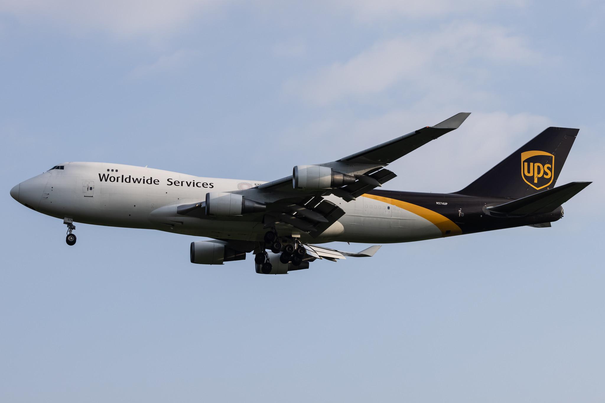 Ramstein Air Base: UPS (5X / UPS) |  Boeing 747-44AF B744 | N574UP | MSN 35663