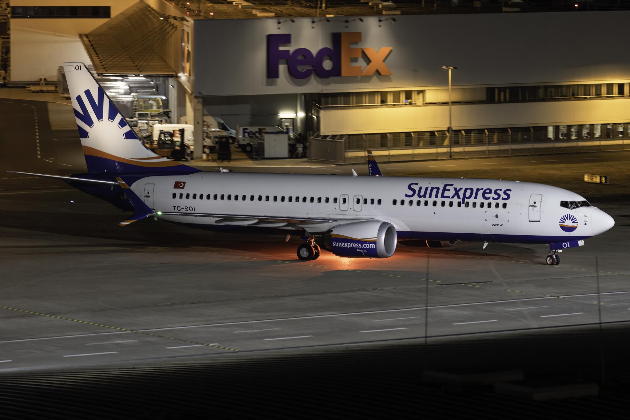 Köln Bonn Airport: SunExpress (XQ / SXS) | Boeing 737 MAX 8 B38M | TC-SOI | MSN 61200