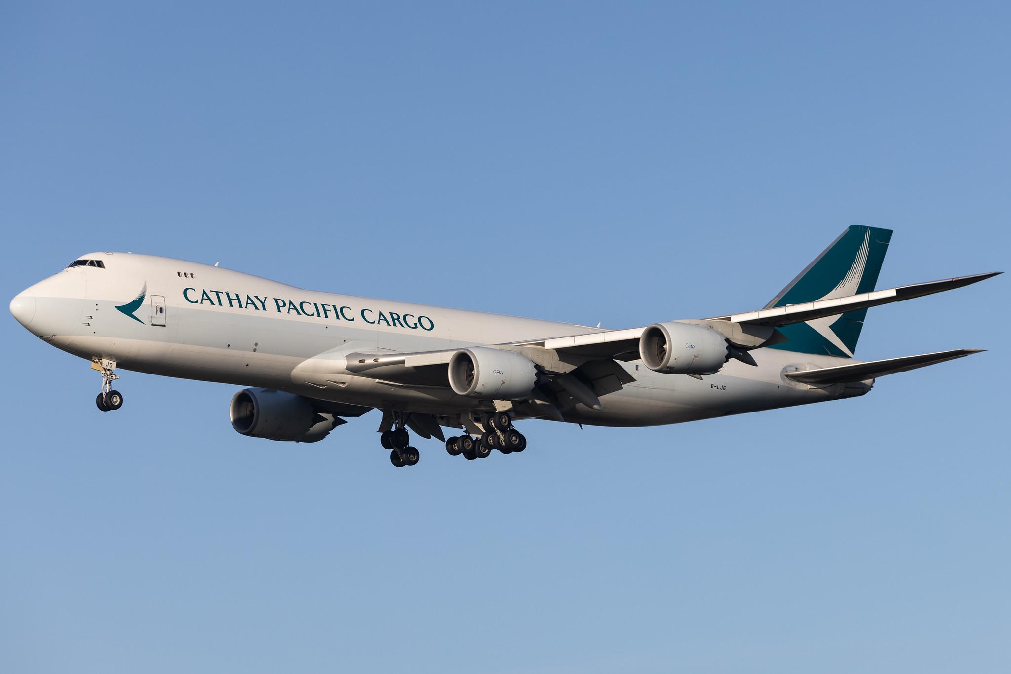 Amsterdam Schiphol: Cathay Pacific Cargo (CX / CPA) | Operator: Cathay Pacific |  Boeing 747-867F B748 | B-LJG | MSN 39244