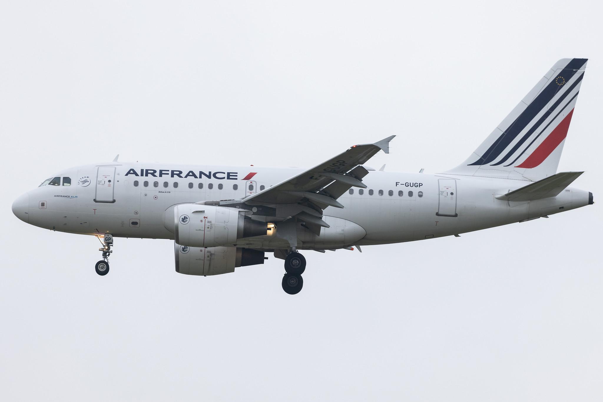 Amsterdam Schiphol: Air France (AF / AFR) | Airbus A318-111 A318 | F-GUGP | MSN 2967