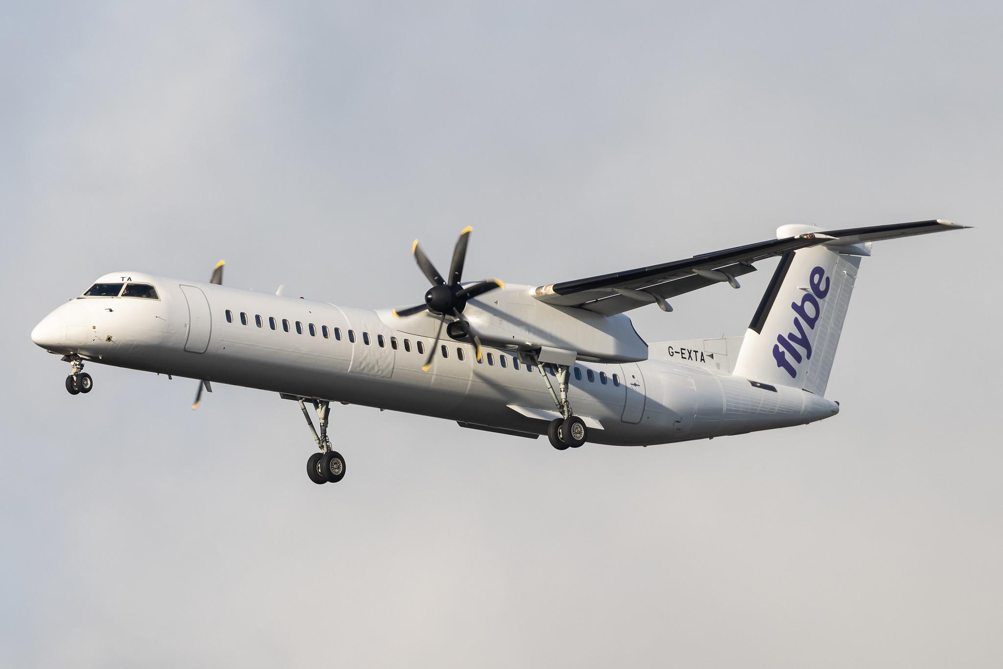 Amsterdam Schiphol: Flybe (BE / BEE) |  De Havilland Canada Dash 8-400 DH8D | G-EXTA | MSN 4424
