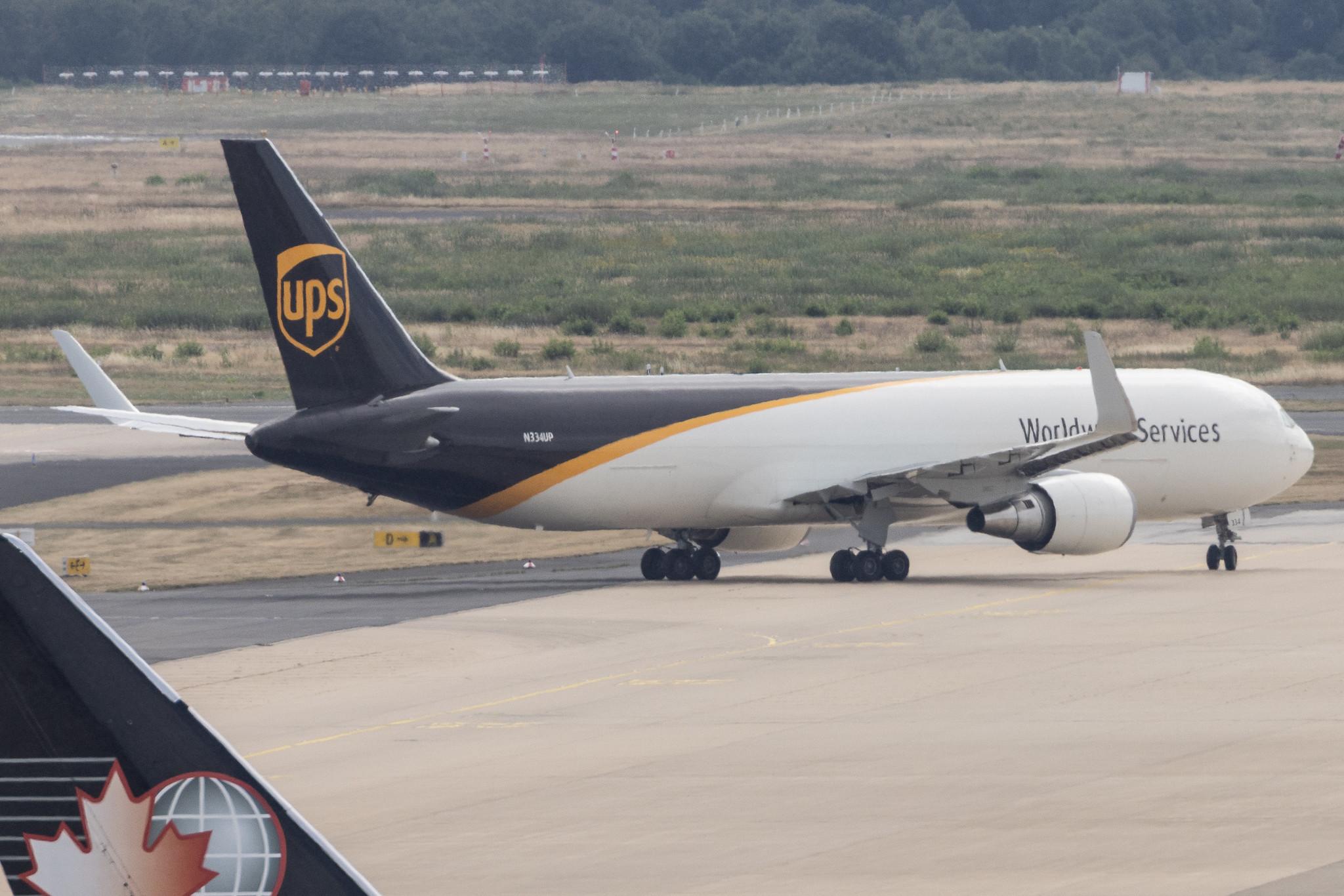 Köln Bonn Airport: UPS (5X / UPS) |  Boeing 767-34AF(ER) B763 | N334UP | MSN 32844