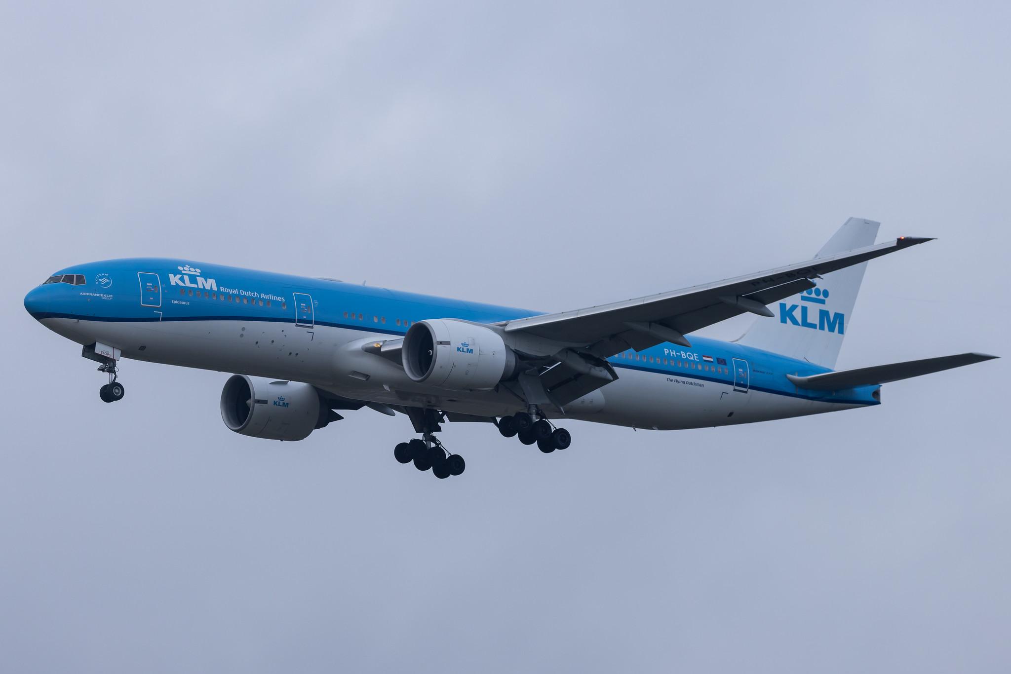 Amsterdam Schiphol: KLM (KL / KLM) | Boeing 777-206(ER) B772 | PH-BQE | MSN 28691