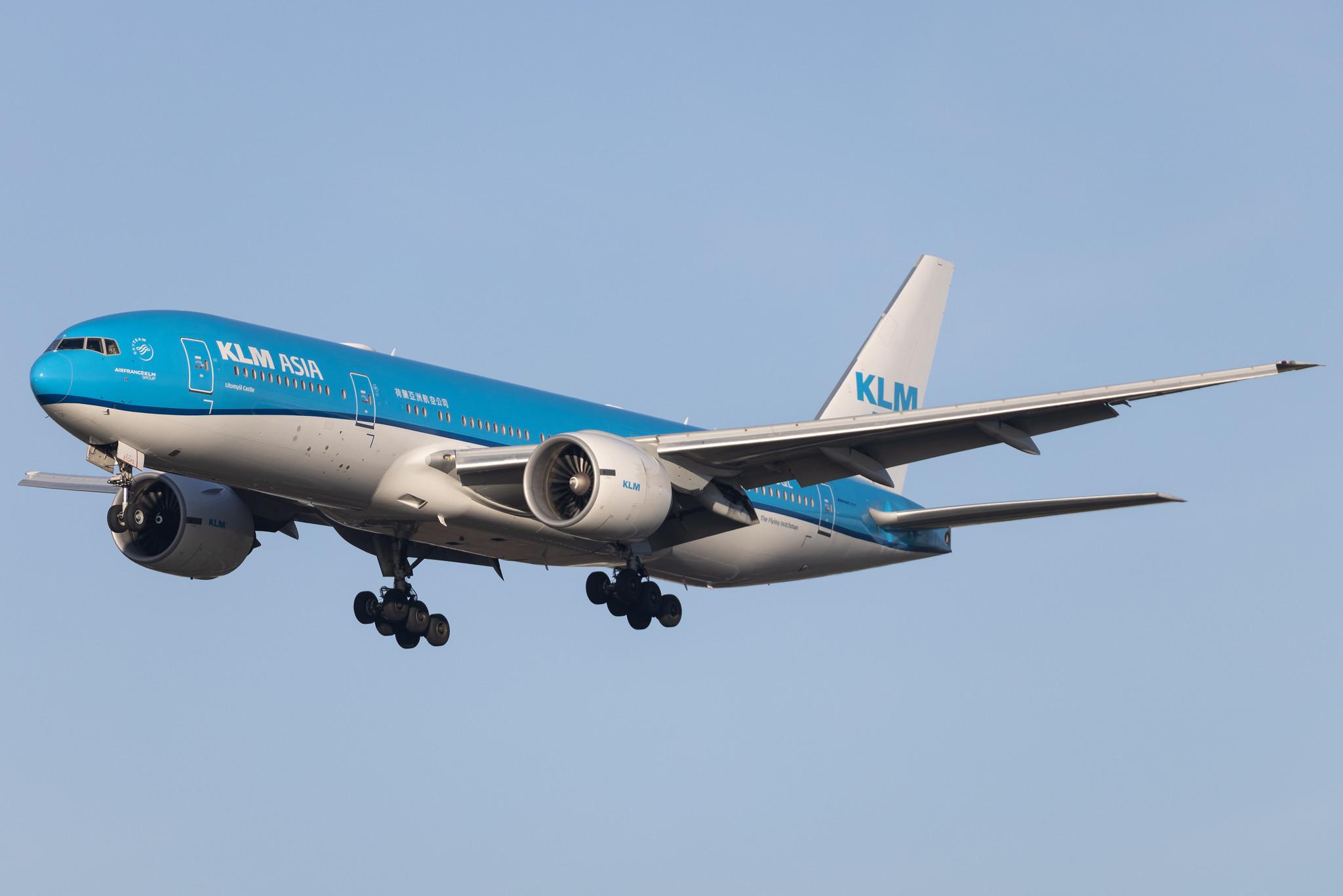 Amsterdam Schiphol: KLM (KL / KLM) | Boeing 777-206(ER) B772 | PH-BQL | MSN 34711
