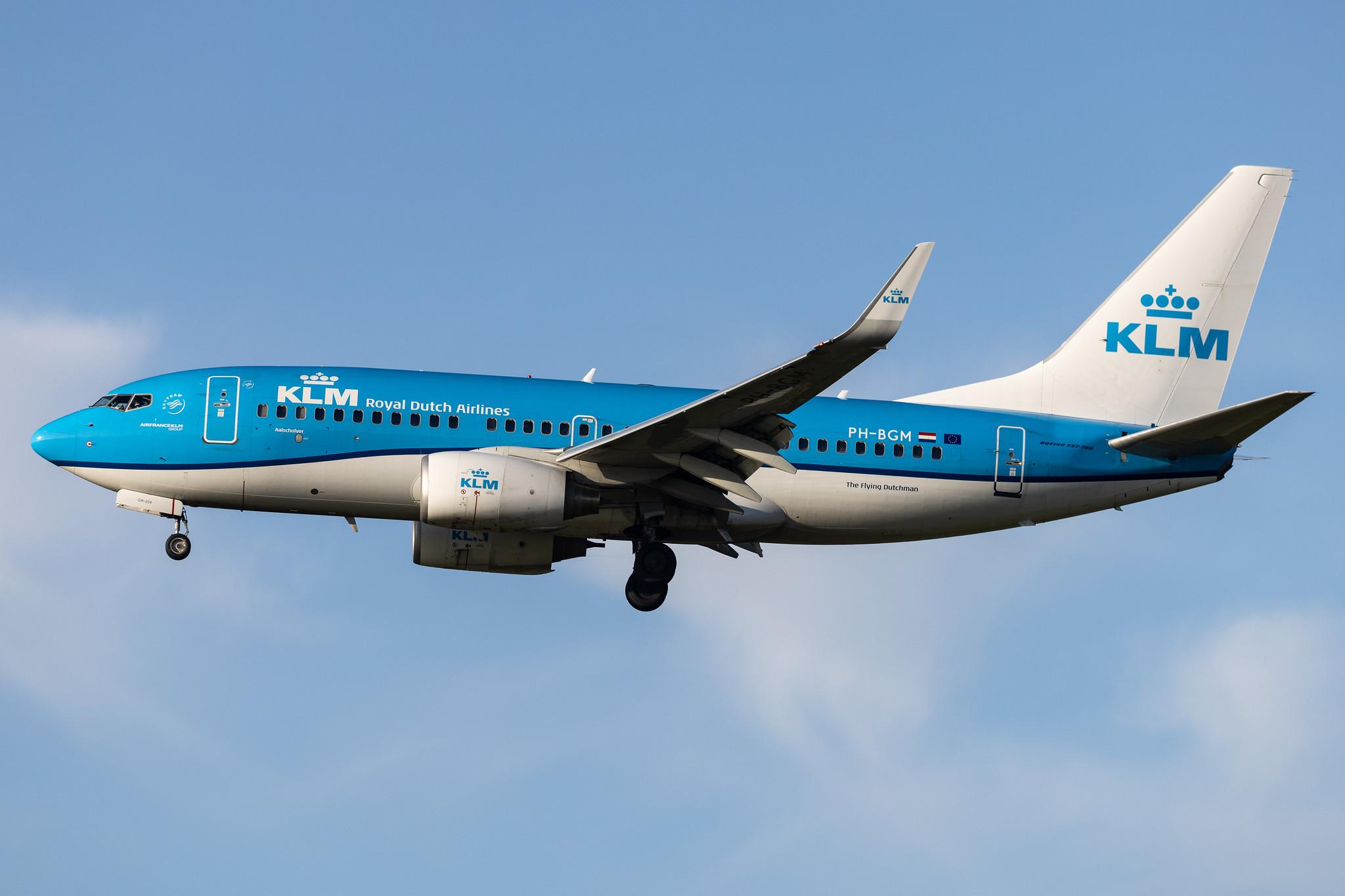 Amsterdam Schiphol: KLM (KL / KLM) | Boeing 737-7K2 B737 | PH-BGM | MSN 39255
