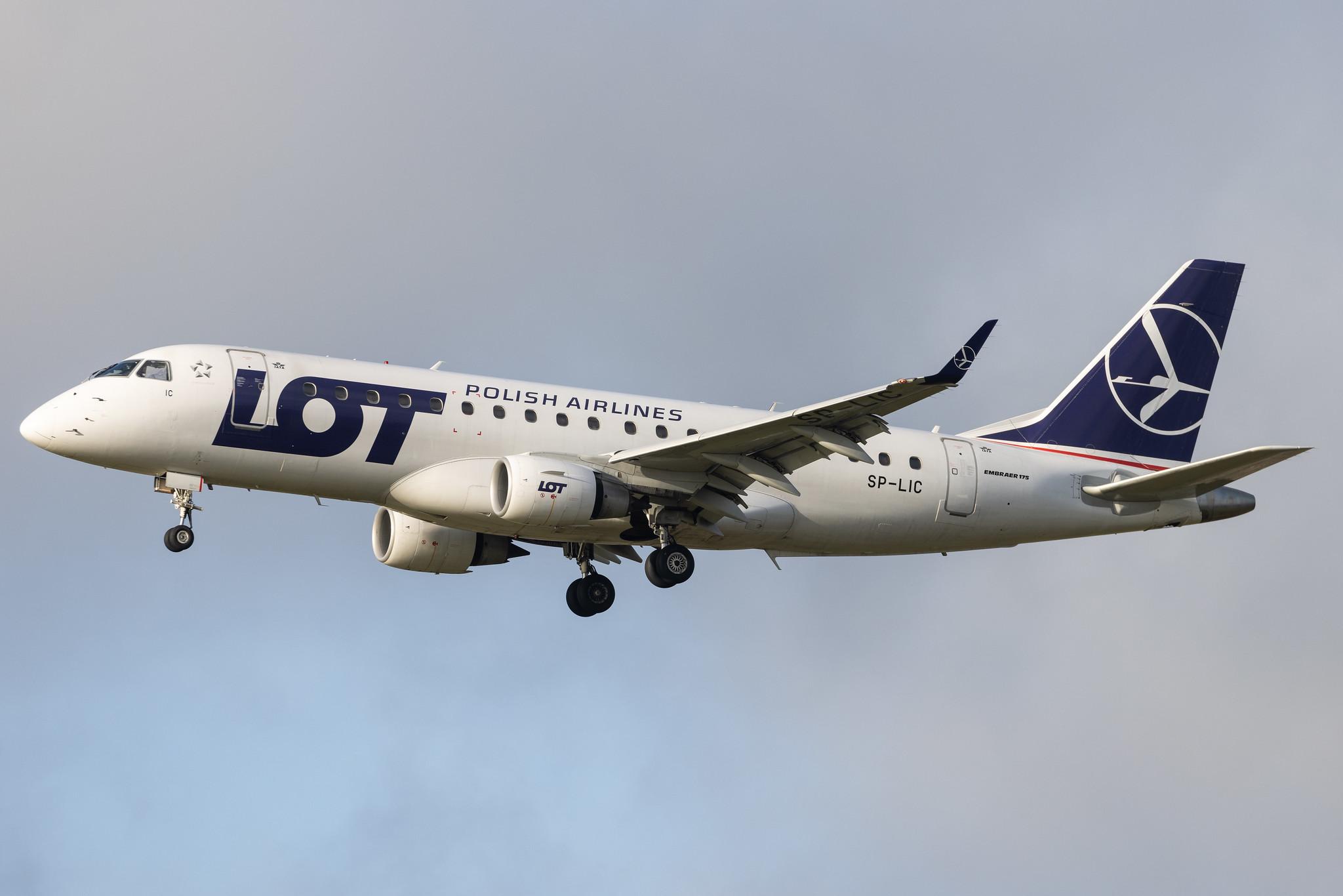 Amsterdam Schiphol: LOT (LO / LOT) | Embraer E175STD E75S | SP-LIC | MSN 17000134