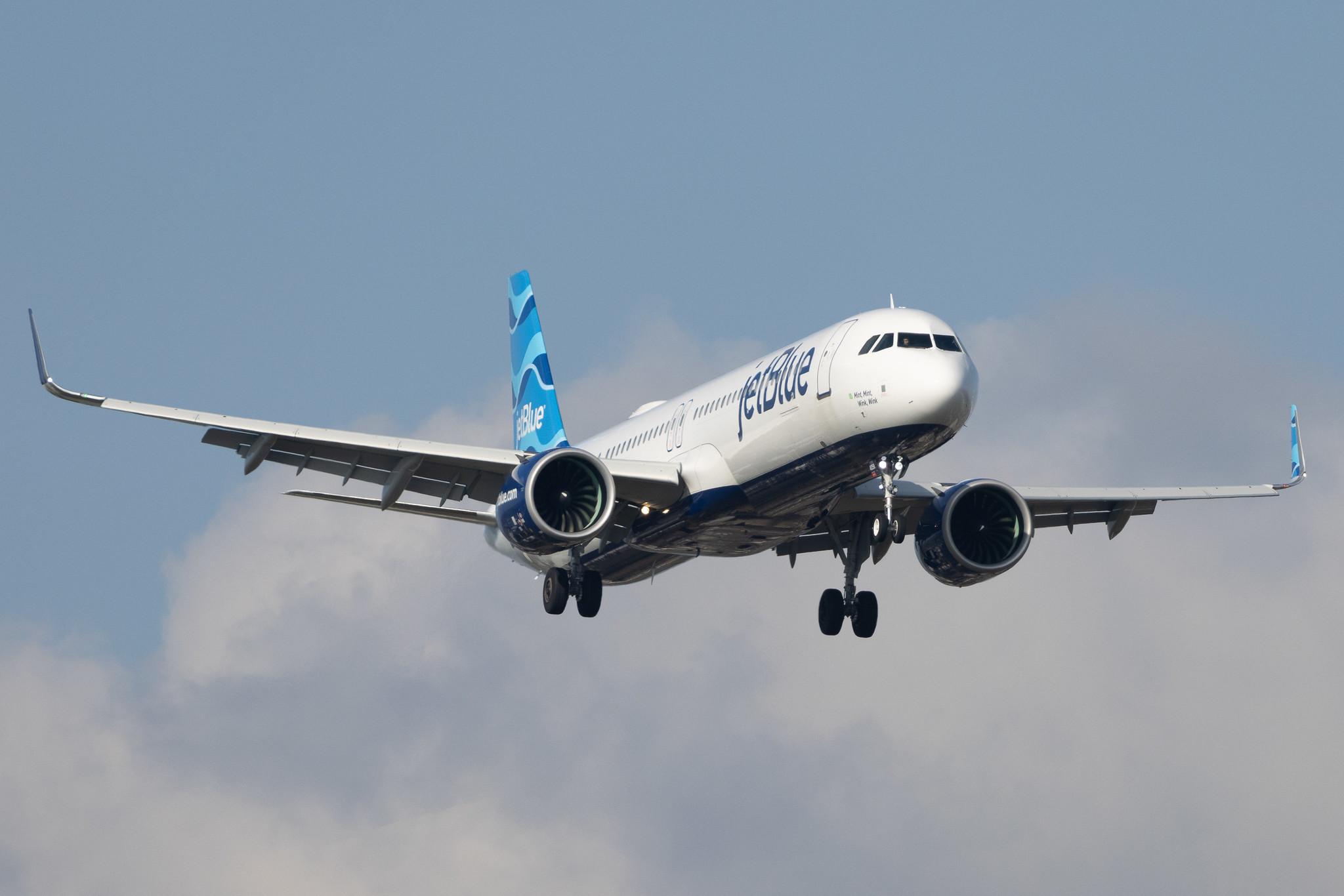 London Heathrow: JetBlue Airways (B6 / JBU) | Airbus A321-271NX A21N | N4058J | MSN 10619