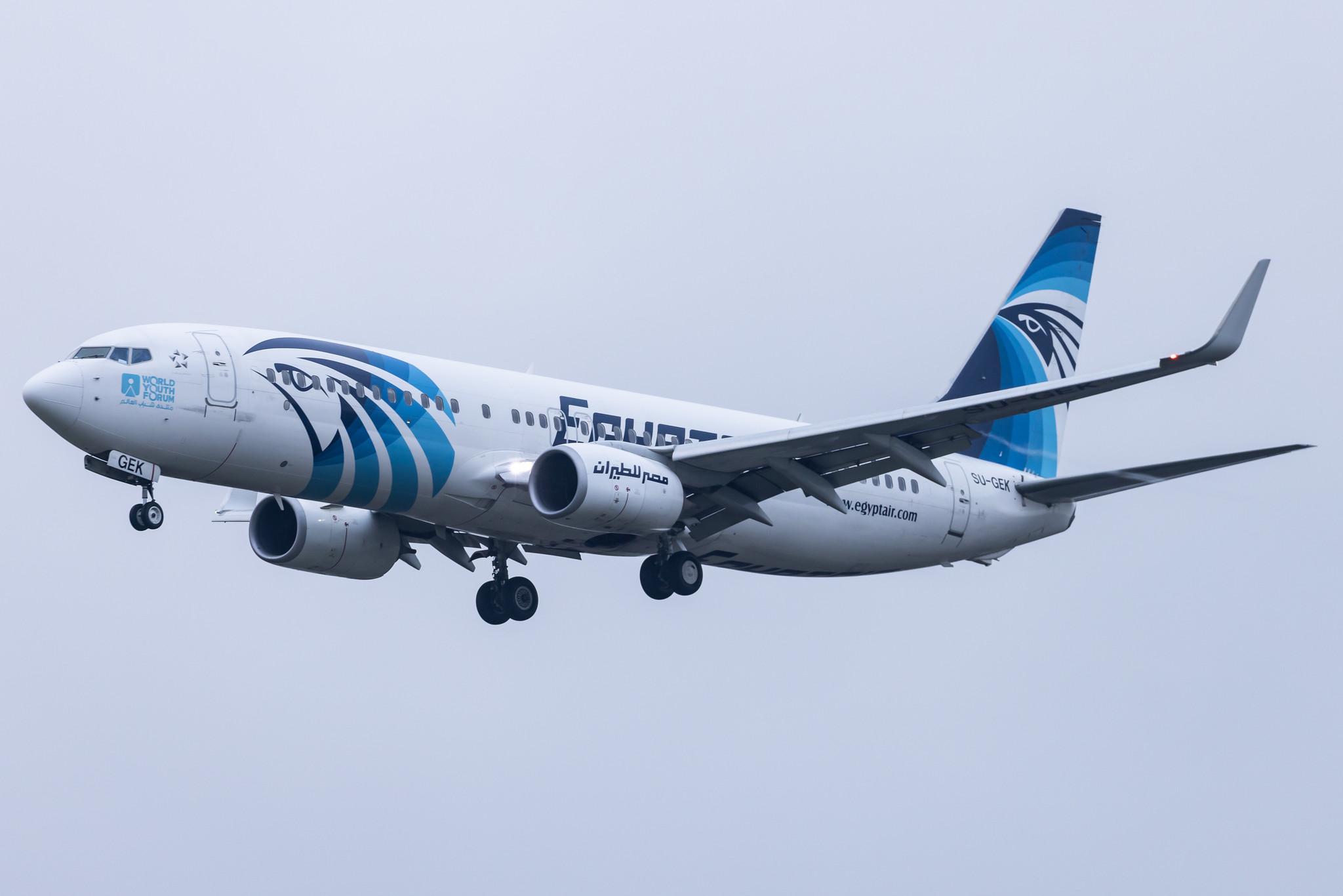 Amsterdam Schiphol: EgyptAir (MS / MSR) | Boeing 737-866 B738 | SU-GEK | MSN 63803