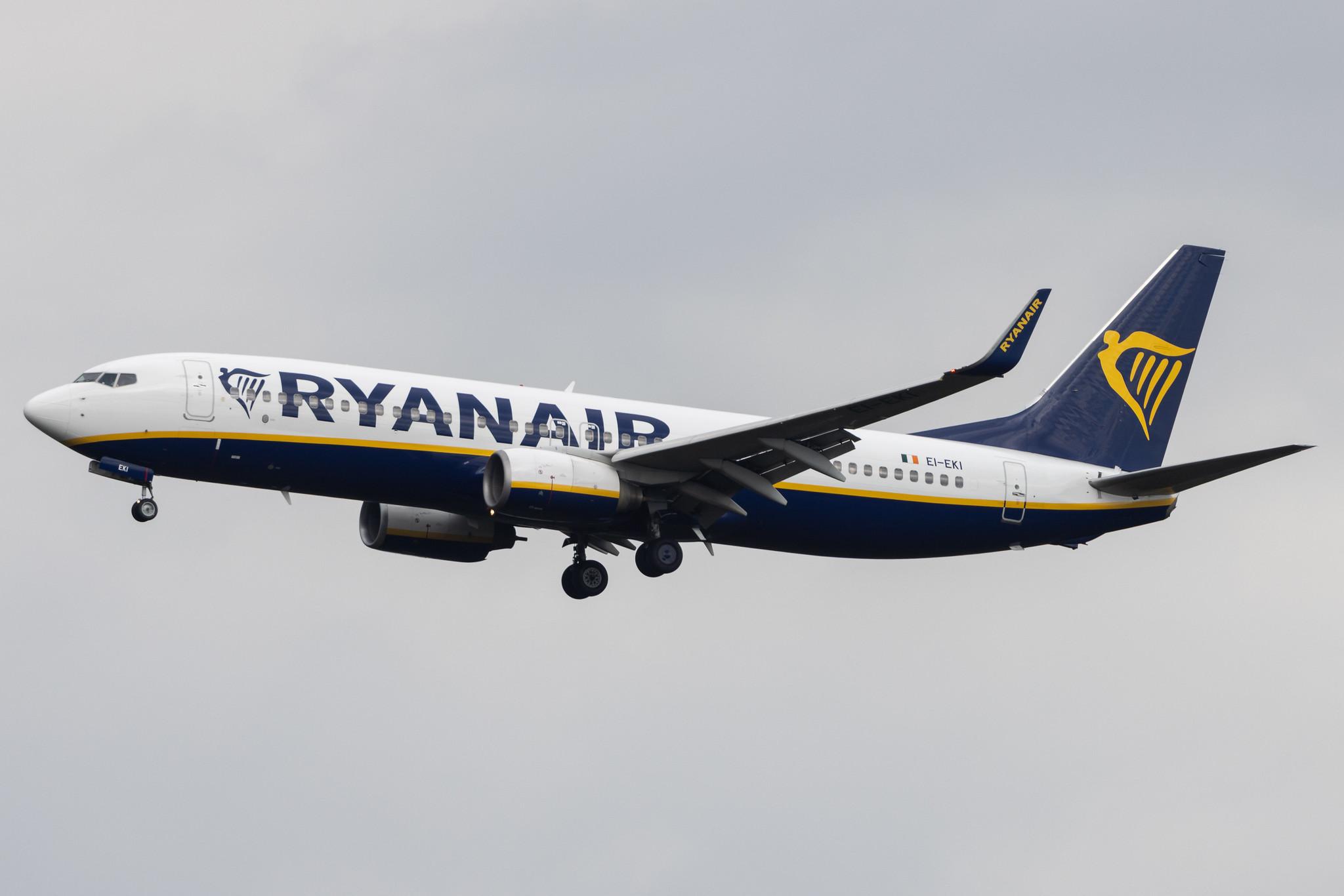 Köln Bonn Airport: Ryanair (FR / RYR) |  Boeing 737-8AS B738 | EI-EKI | MSN 38496