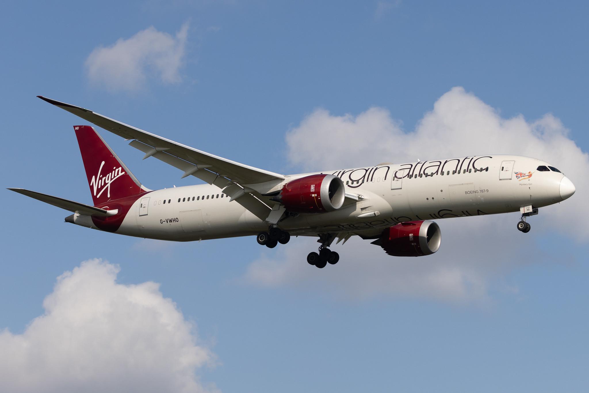 London Heathrow: Virgin Atlantic (VS / VIR) | Boeing 787-9 Dreamliner B789 | G-VWHO | MSN 37971