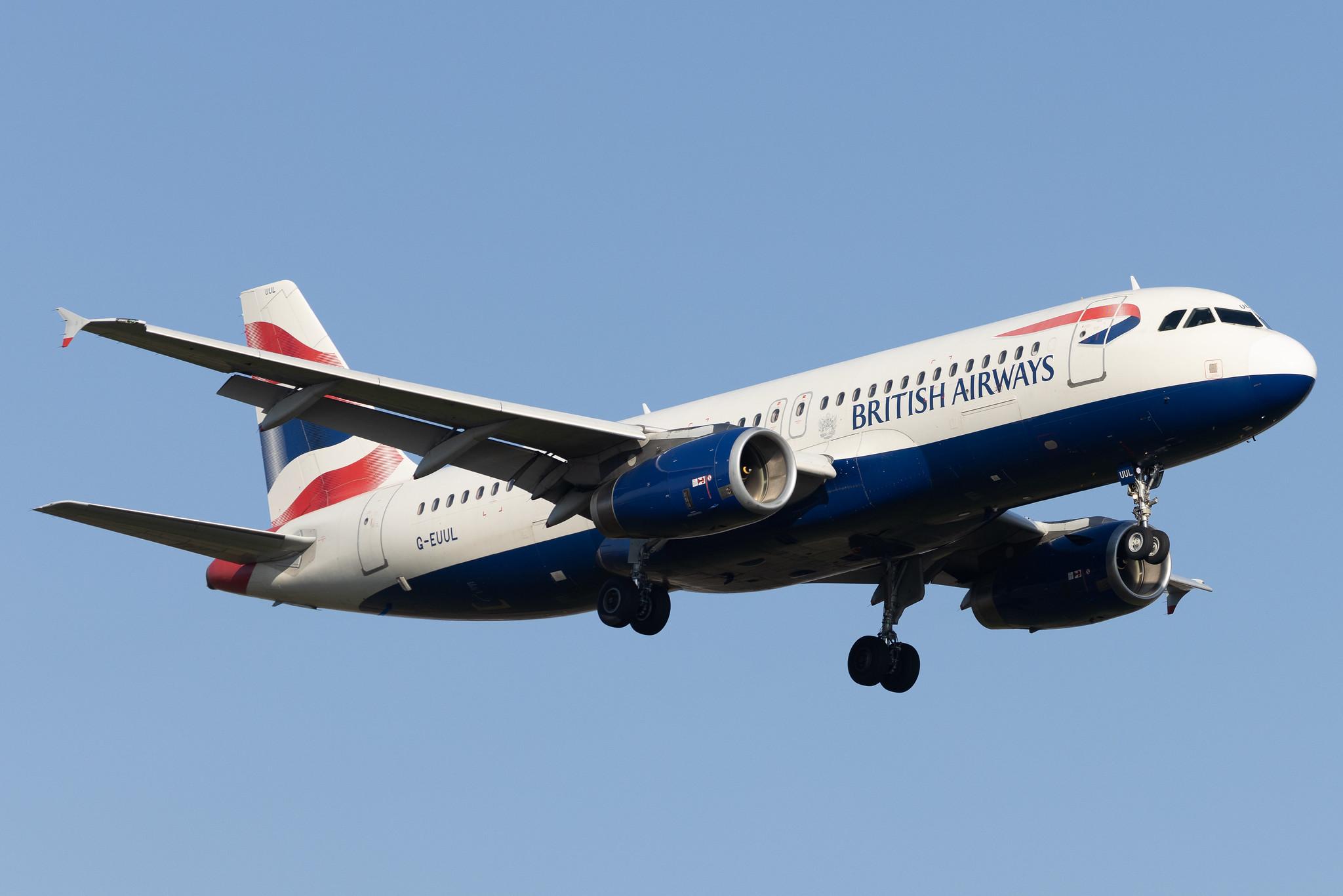 London Heathrow: British Airways (BA / BAW) |  Airbus A320-232 A320 | G-EUUL | MSN 1708
