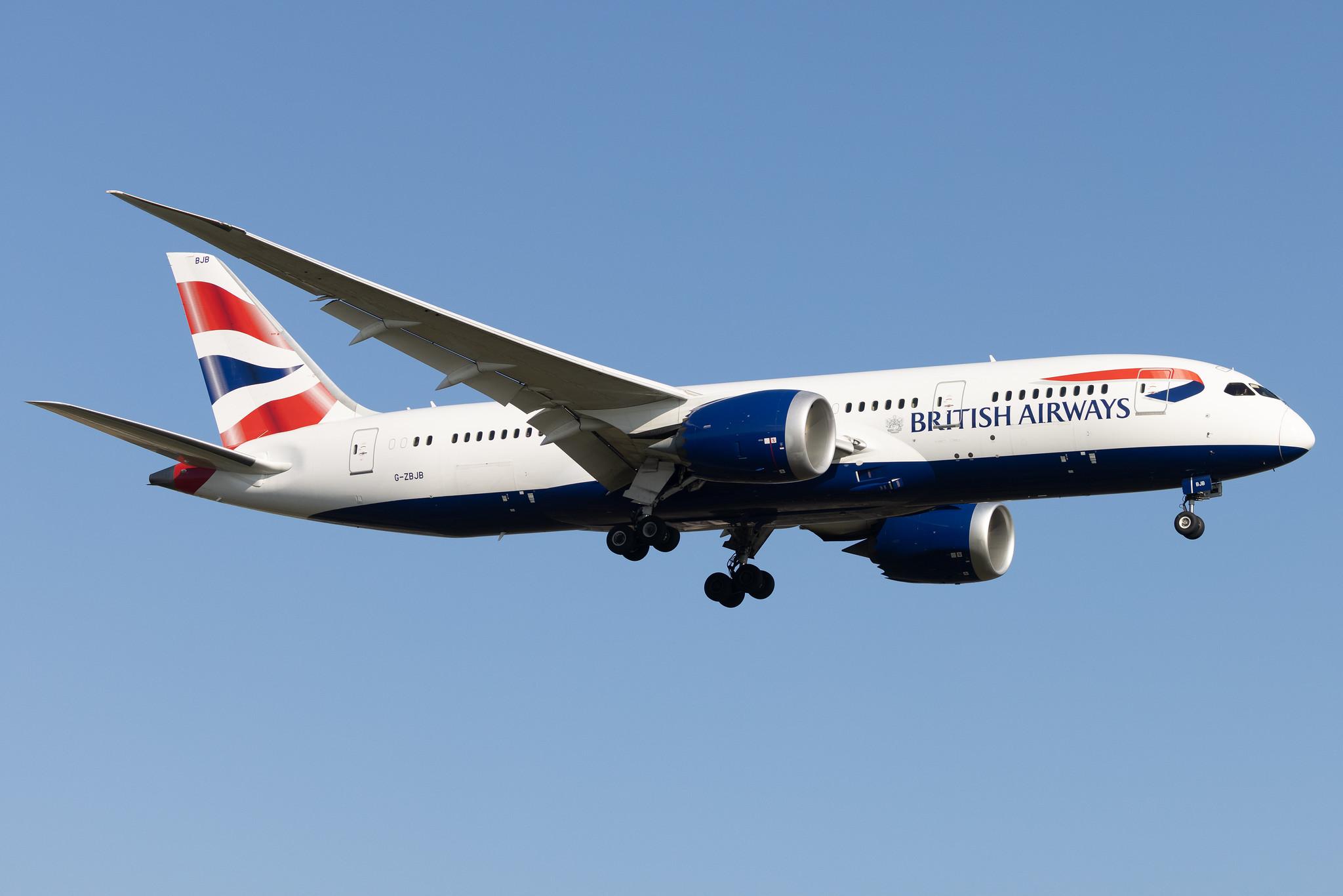 London Heathrow: British Airways (BA / BAW) |  Boeing 787-8 Dreamliner B788 | G-ZBJB | MSN 38610