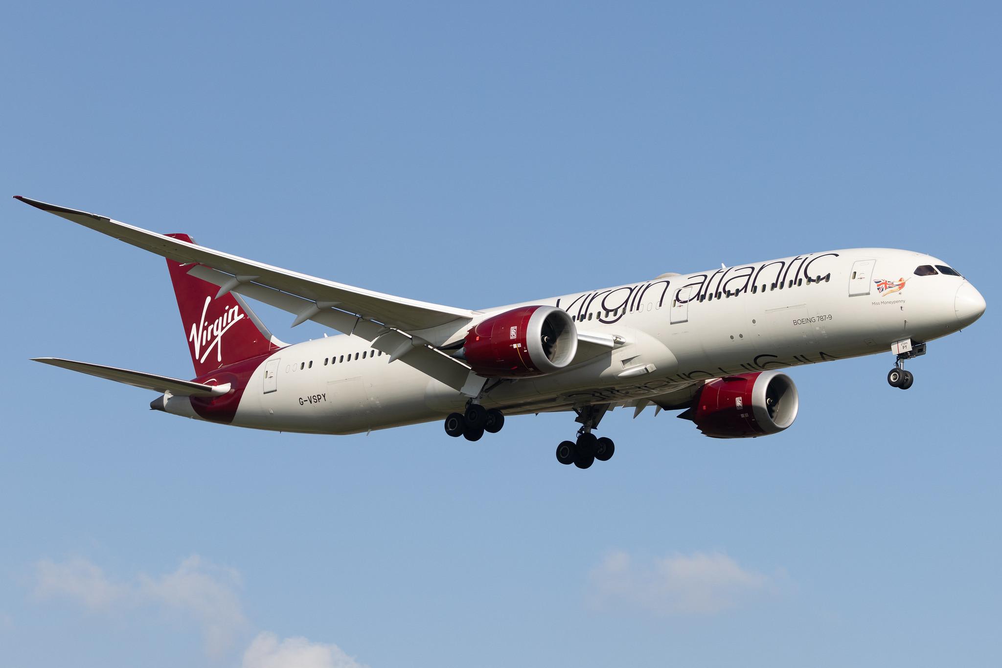 London Heathrow: Virgin Atlantic (VS / VIR) | Boeing 787-9 Dreamliner B789 | G-VSPY | MSN 37973