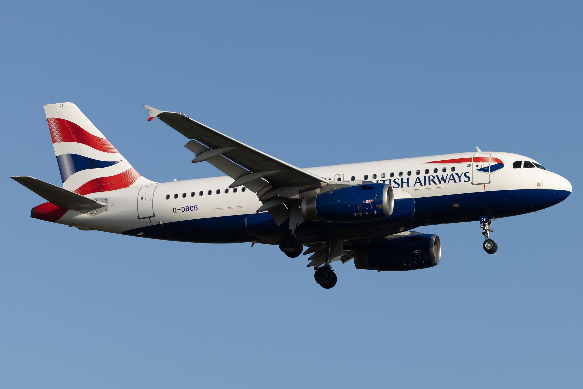 London Heathrow: British Airways (BA / BAW) |  Airbus A319-131 A319 | G-DBCB | MSN 2188