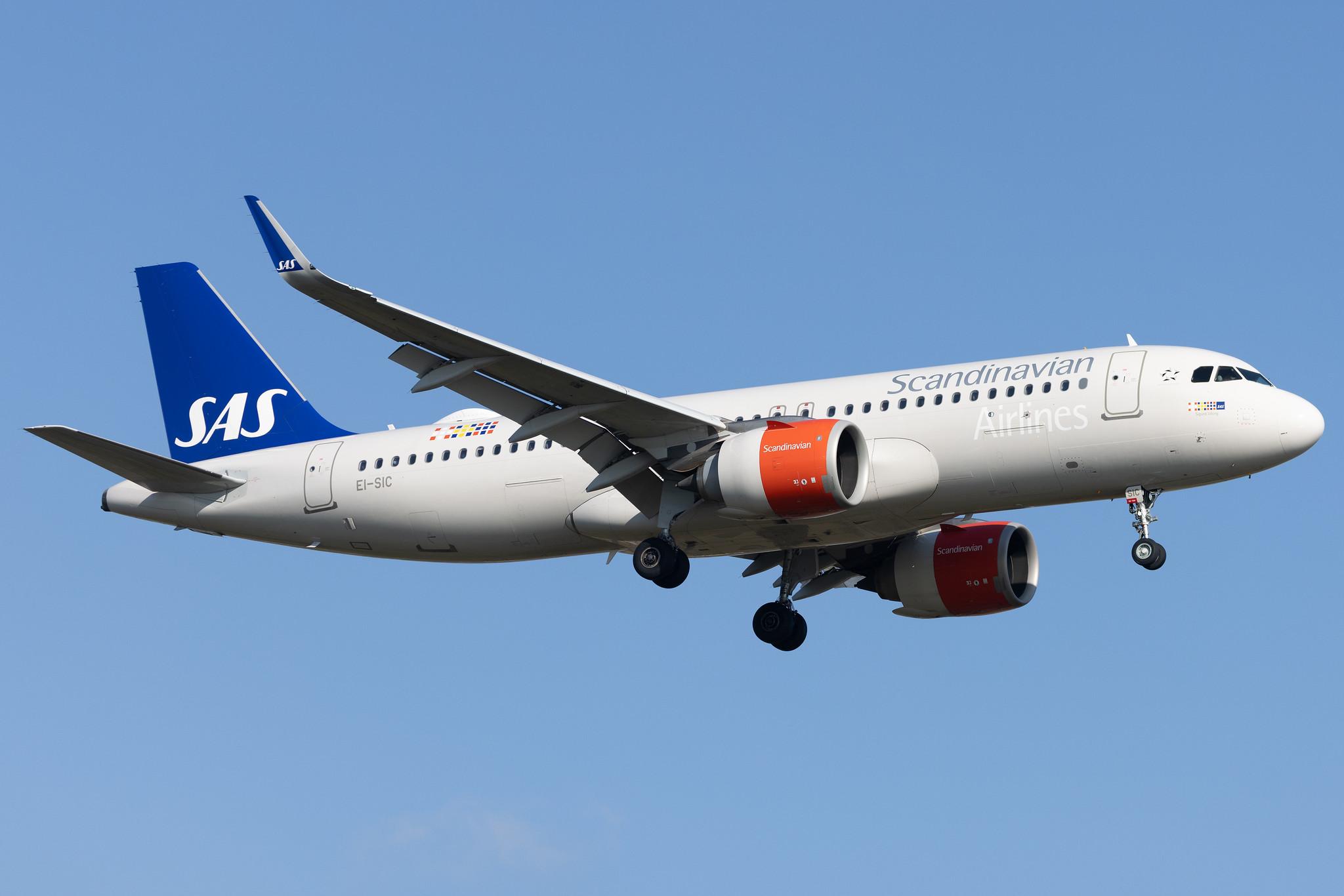 London Heathrow: SAS (SK / SAS) | Operator: SAS Connect |   A20N | EI-SIC | MSN 7979