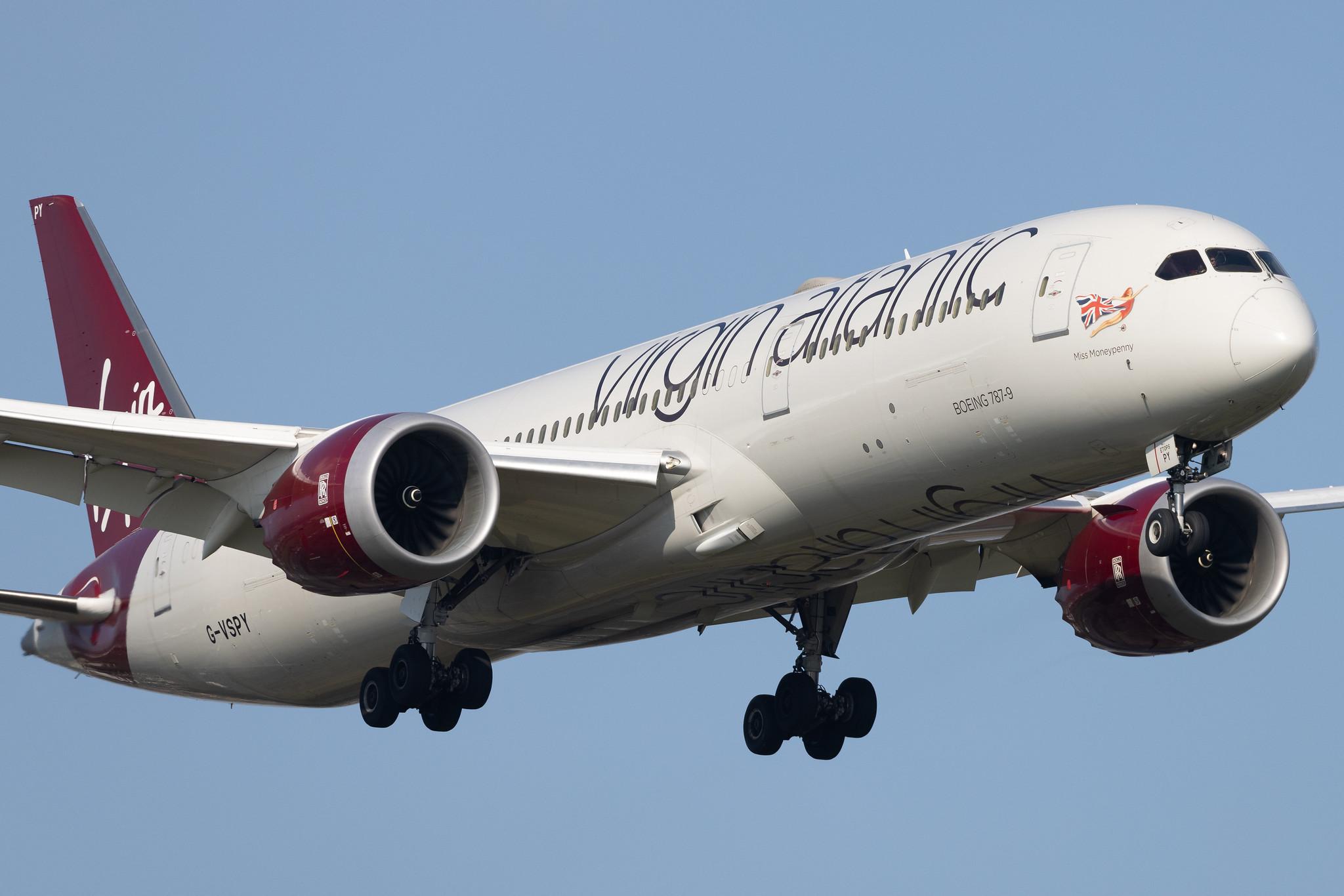 London Heathrow: Virgin Atlantic (VS / VIR) | Boeing 787-9 Dreamliner B789 | G-VSPY | MSN 37973