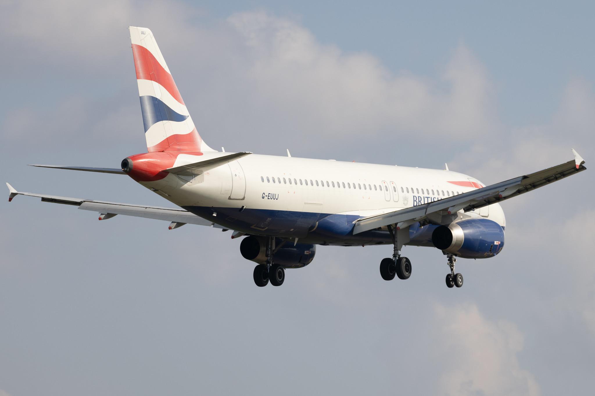London Heathrow: British Airways (BA / BAW) | Airbus A320-232 A320 | G-EUUJ | MSN 1883