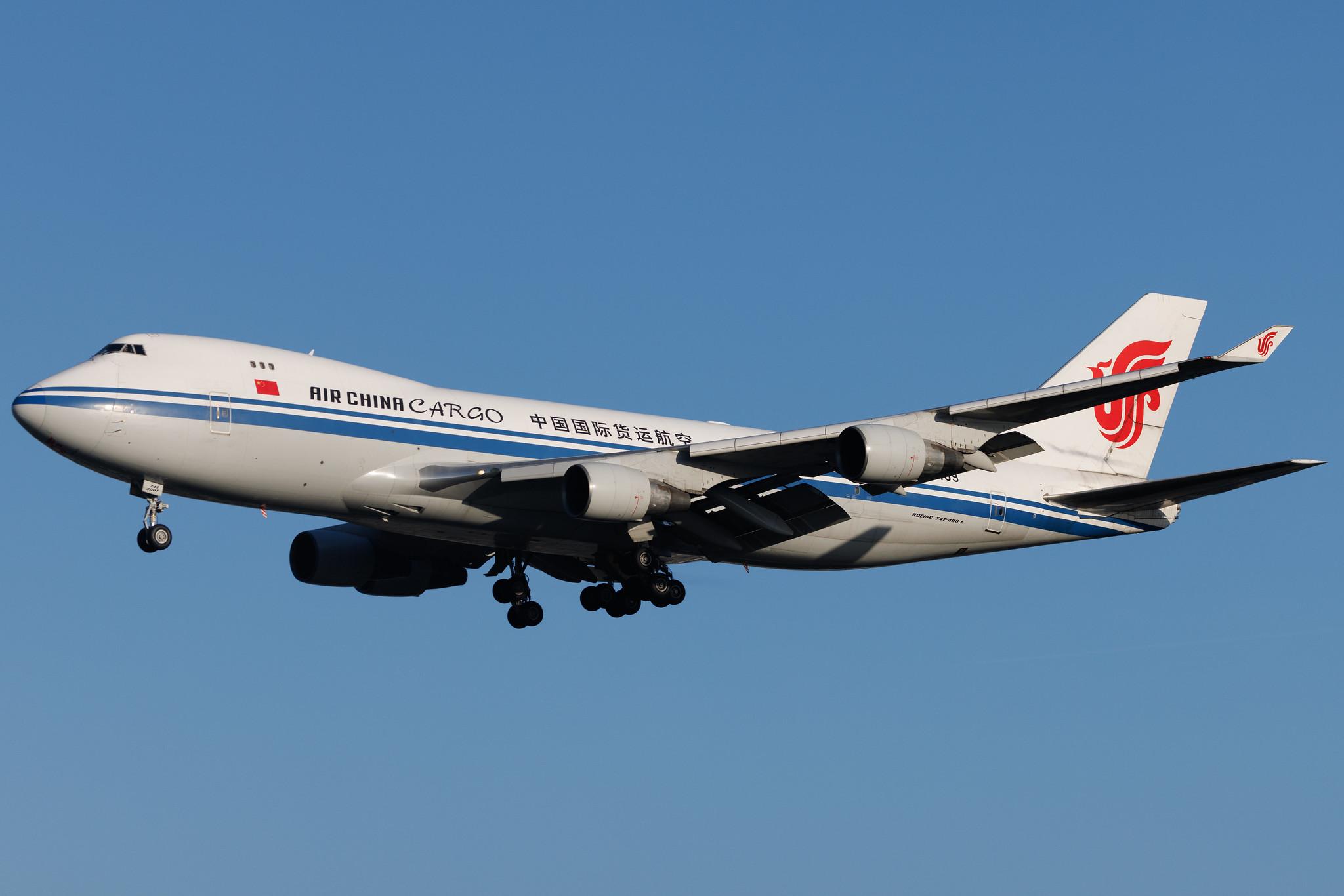 Frankfurt Airport: Air China Cargo (/ CAO) |  Boeing 747-412F(SCD) B744 | B-2409 | MSN 26560